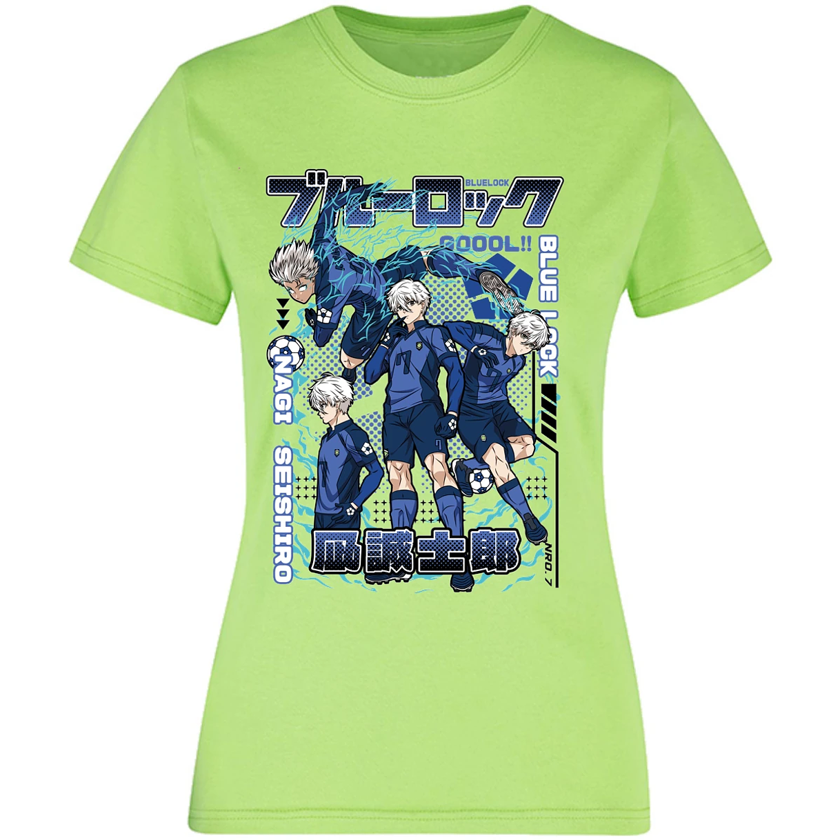 Blusa Blue Lock Nagi Blue Lock Blusa para Mujer 18