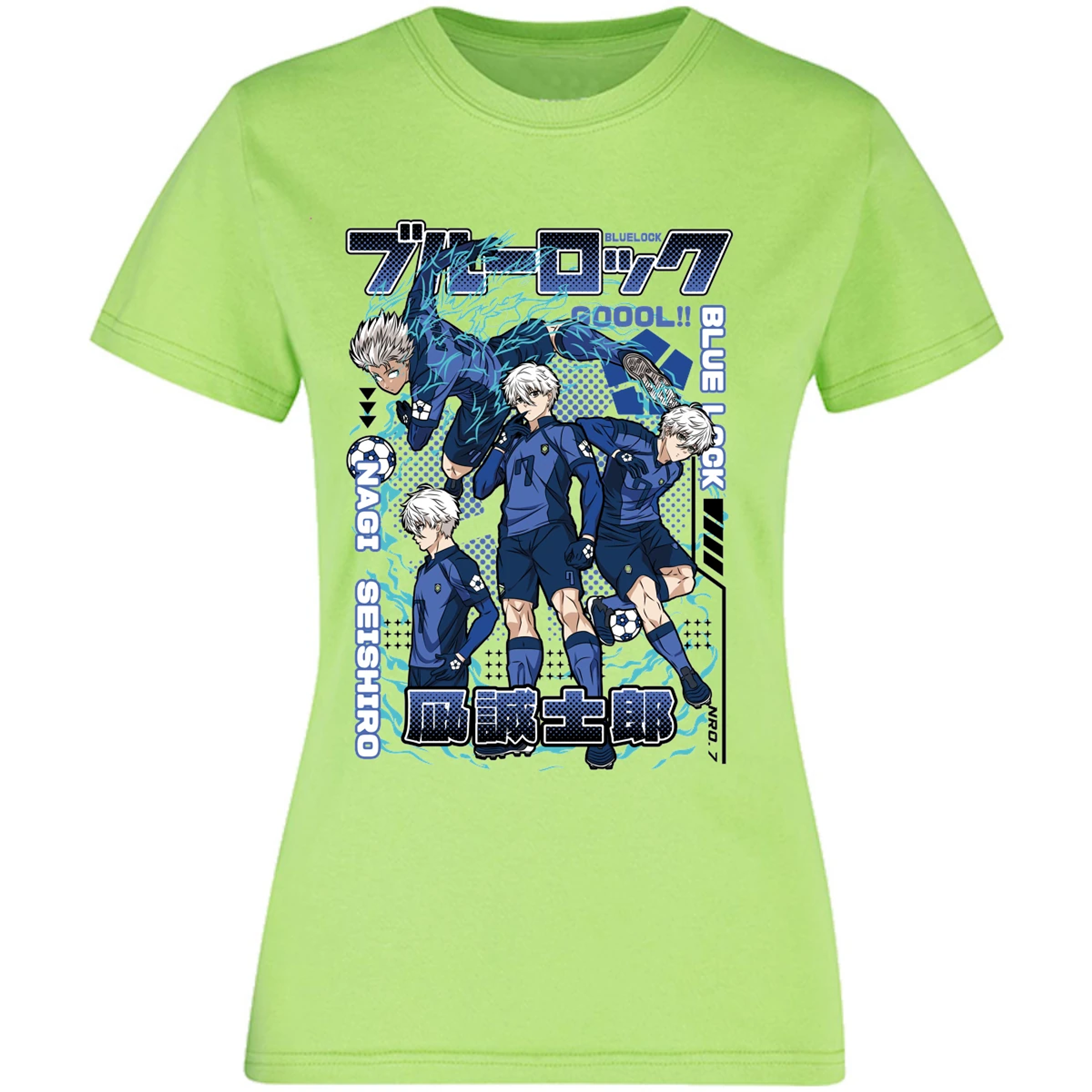 Blusa Blue Lock Nagi Blue Lock Blusa para Mujer 18