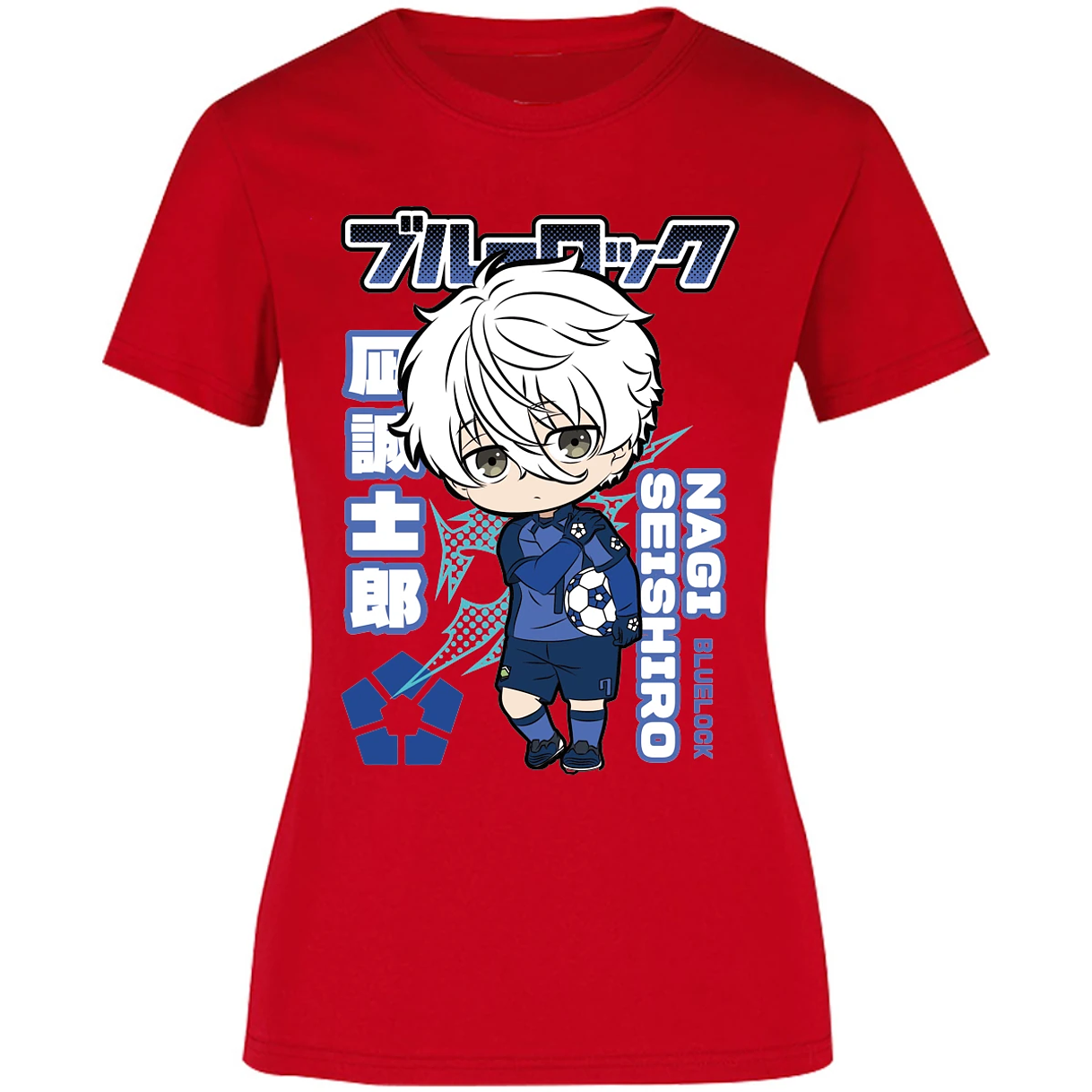 Blusa Blue Lock Nagi Chibi Blue Lock Blusa para Mujer 4