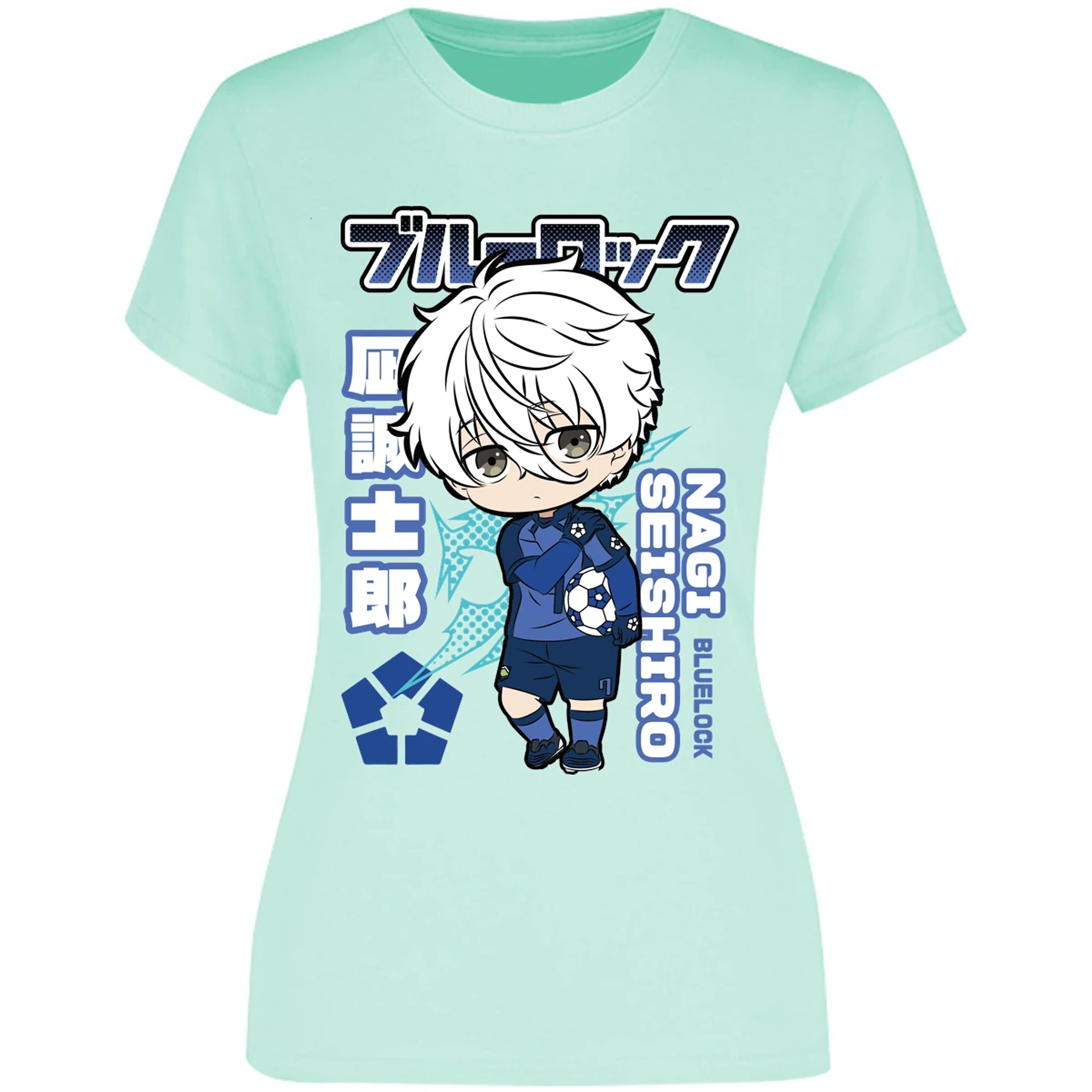 Blusa Blue Lock Nagi Chibi Blue Lock Blusa para Mujer 11
