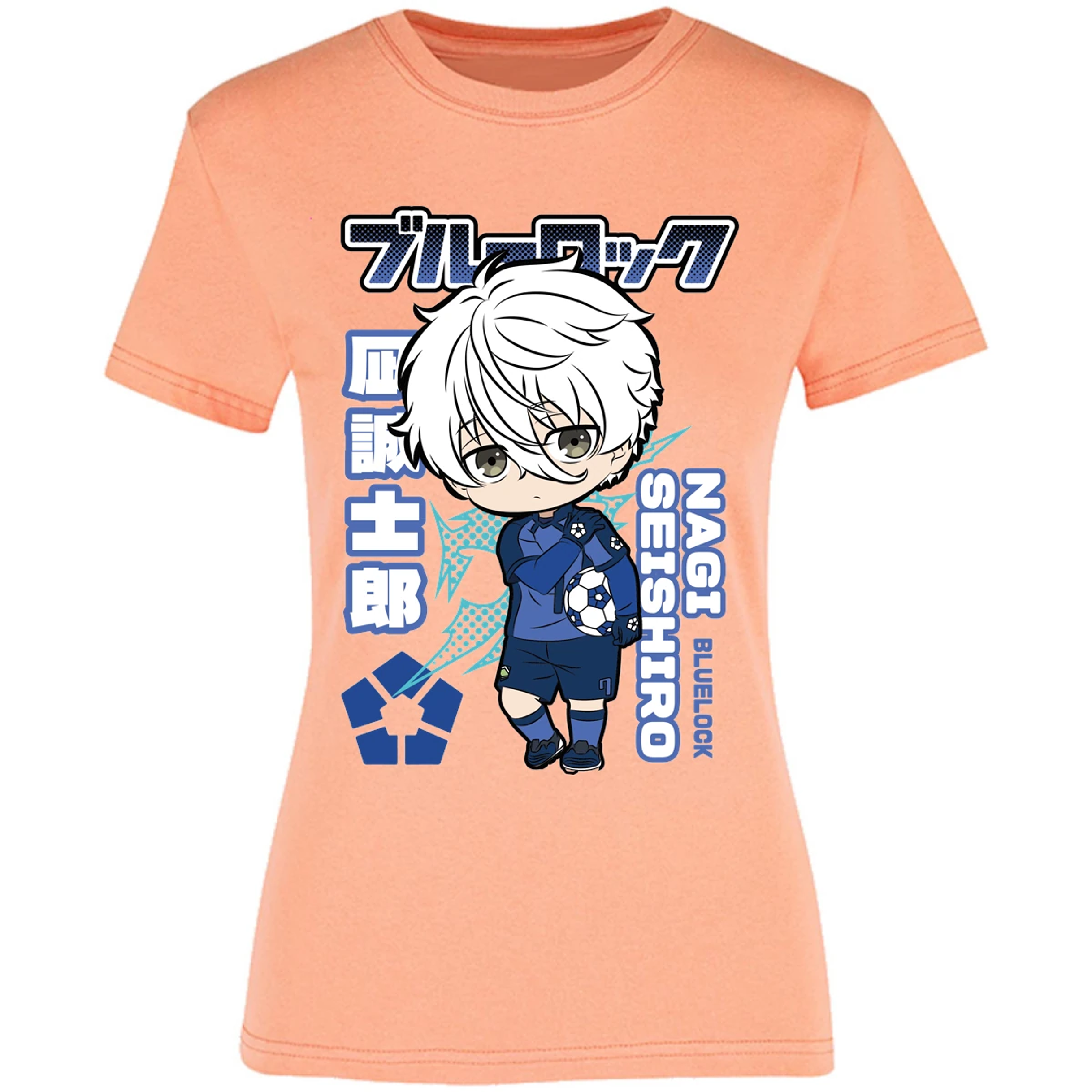 Blusa Blue Lock Nagi Chibi Blue Lock Blusa para Mujer 13