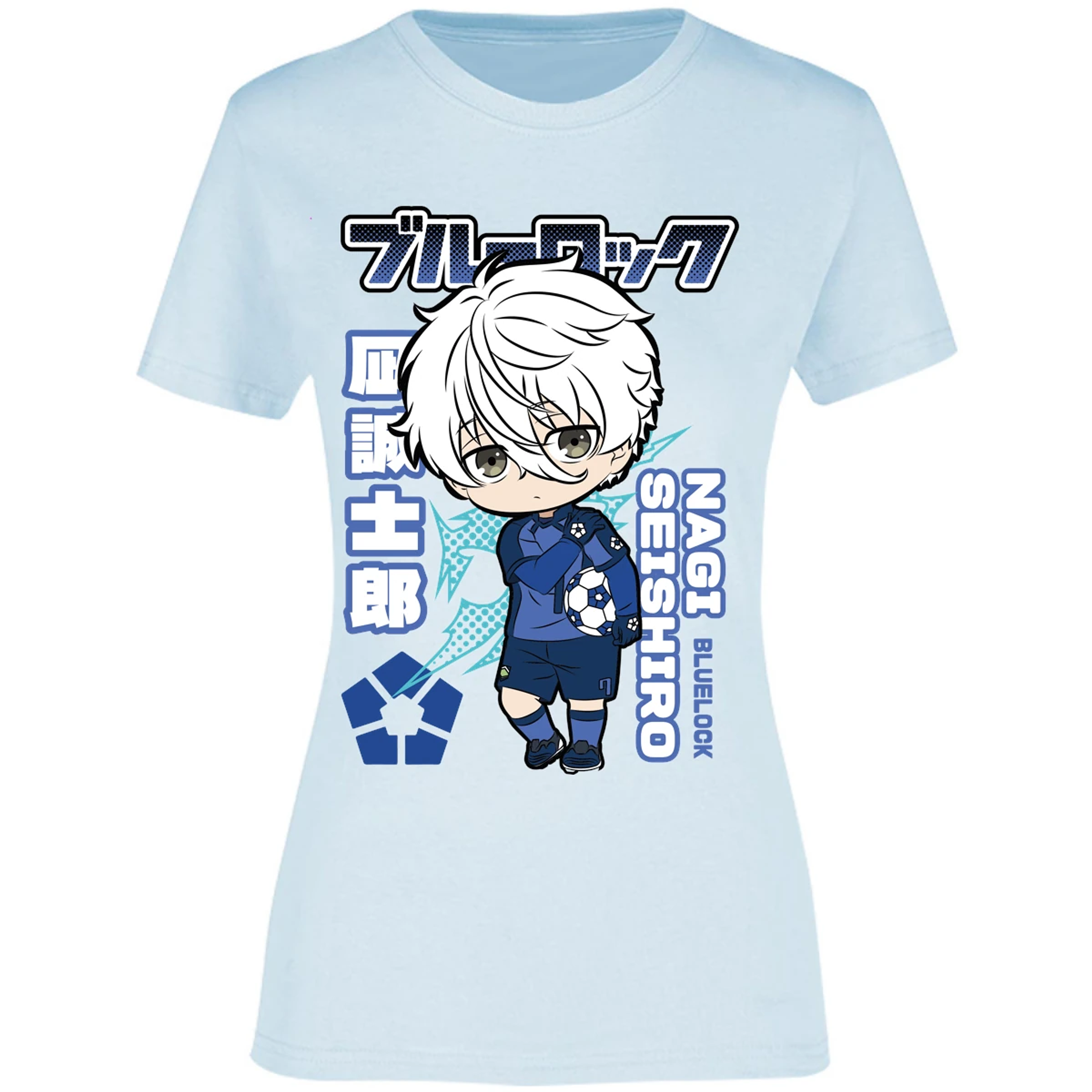 Blusa Blue Lock Nagi Chibi Blue Lock Blusa para Mujer 16