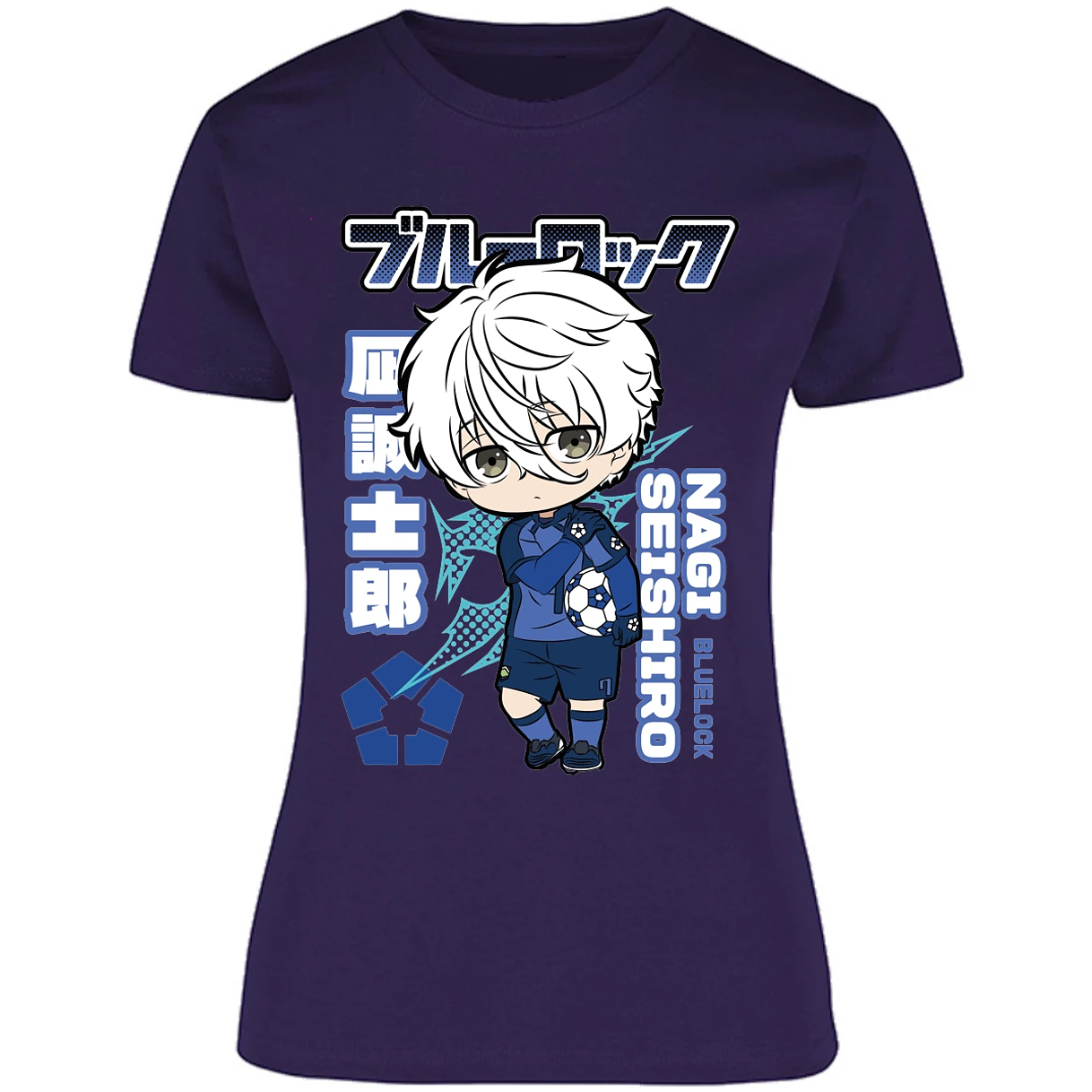 Blusa Blue Lock Nagi Chibi Blue Lock Blusa para Mujer 17