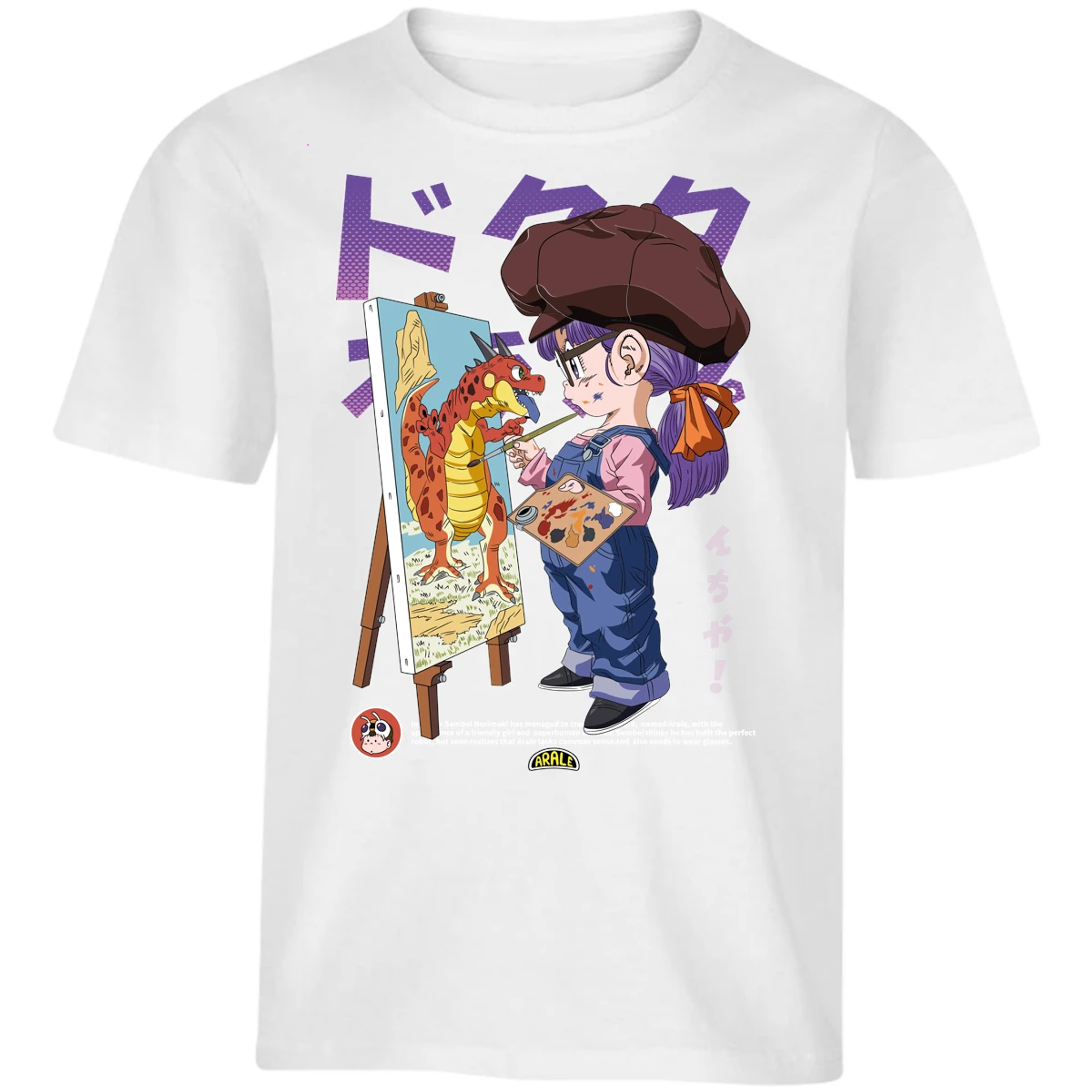 Playera Arale Arale Anime para Niño 13