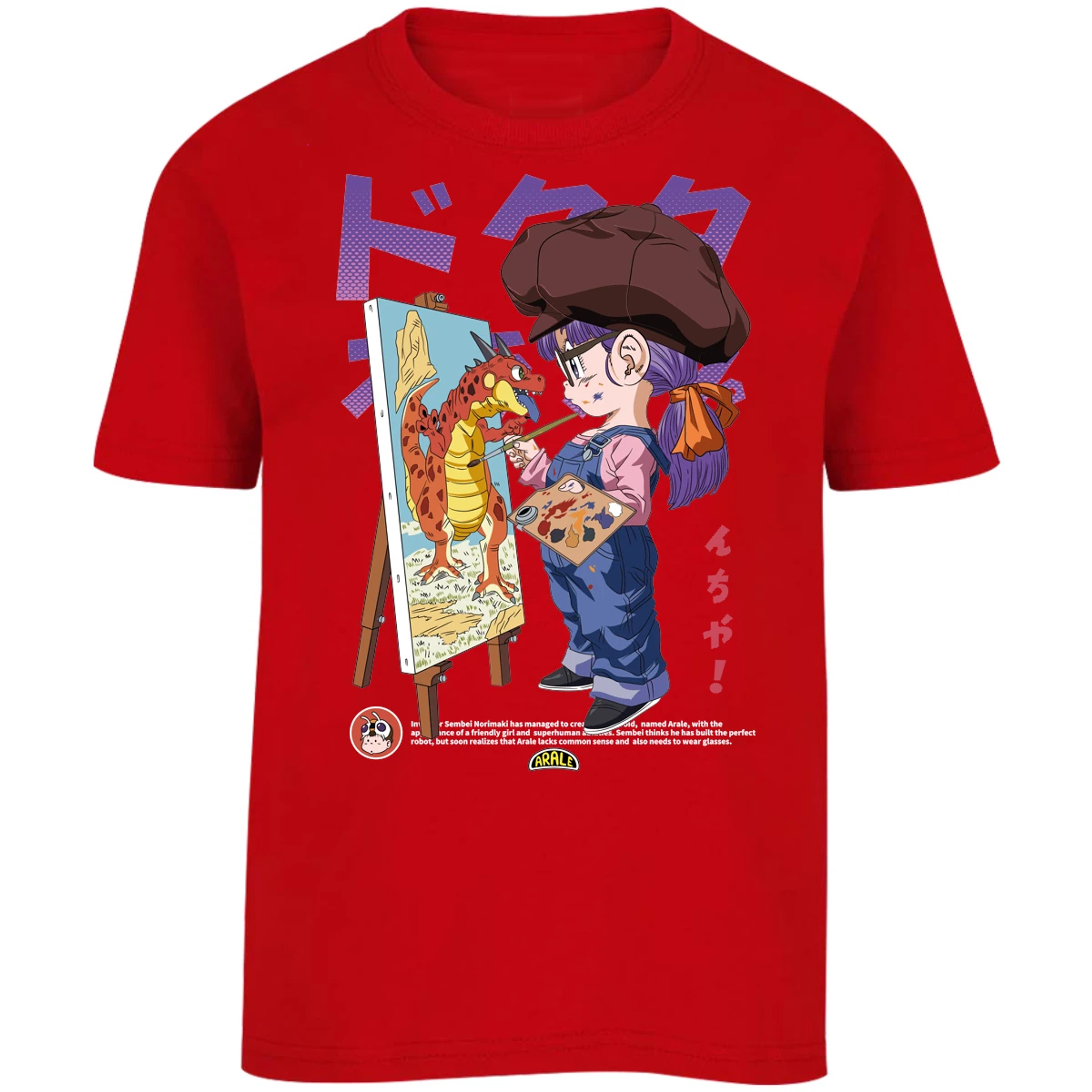 Playera Arale Arale Anime para Niño 4
