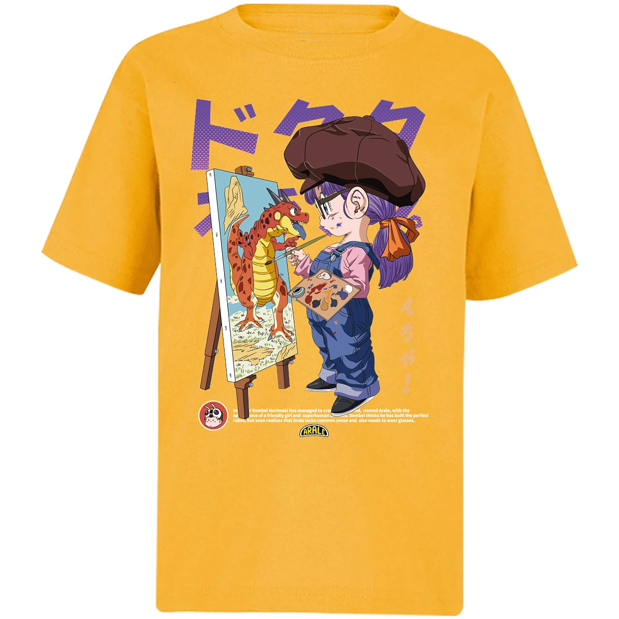 Playera Arale Arale Anime para Niño 5