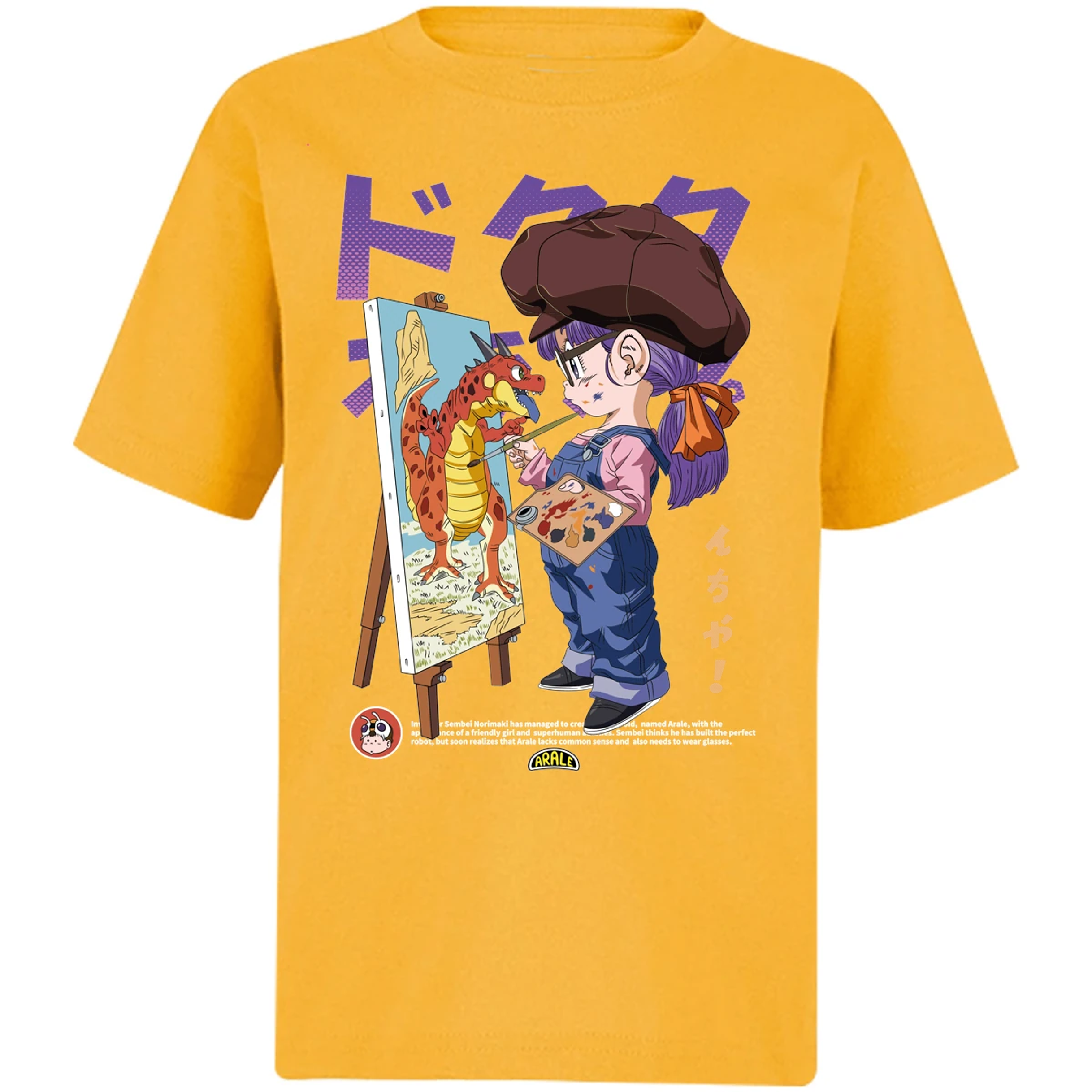 Playera Arale Arale Anime para Niño 5