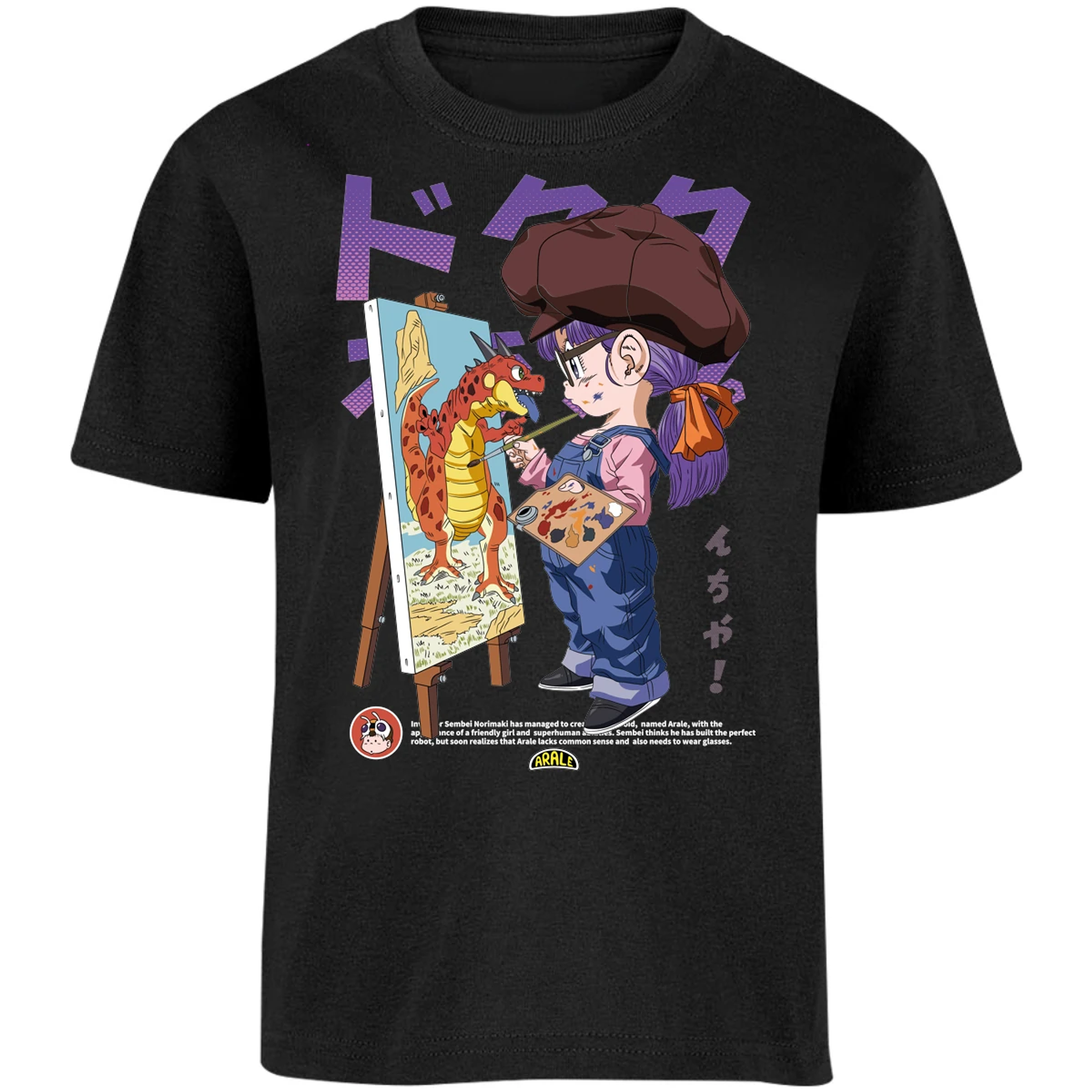 Playera Arale Arale Anime para Niño 12