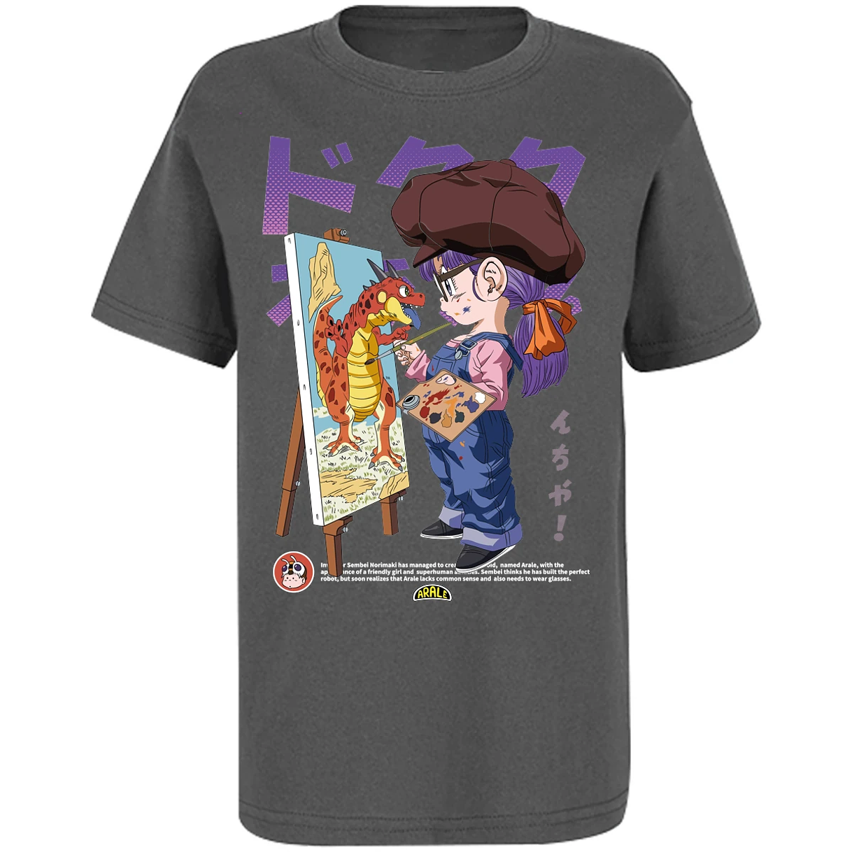 Playera Arale Arale Anime para Niño 6
