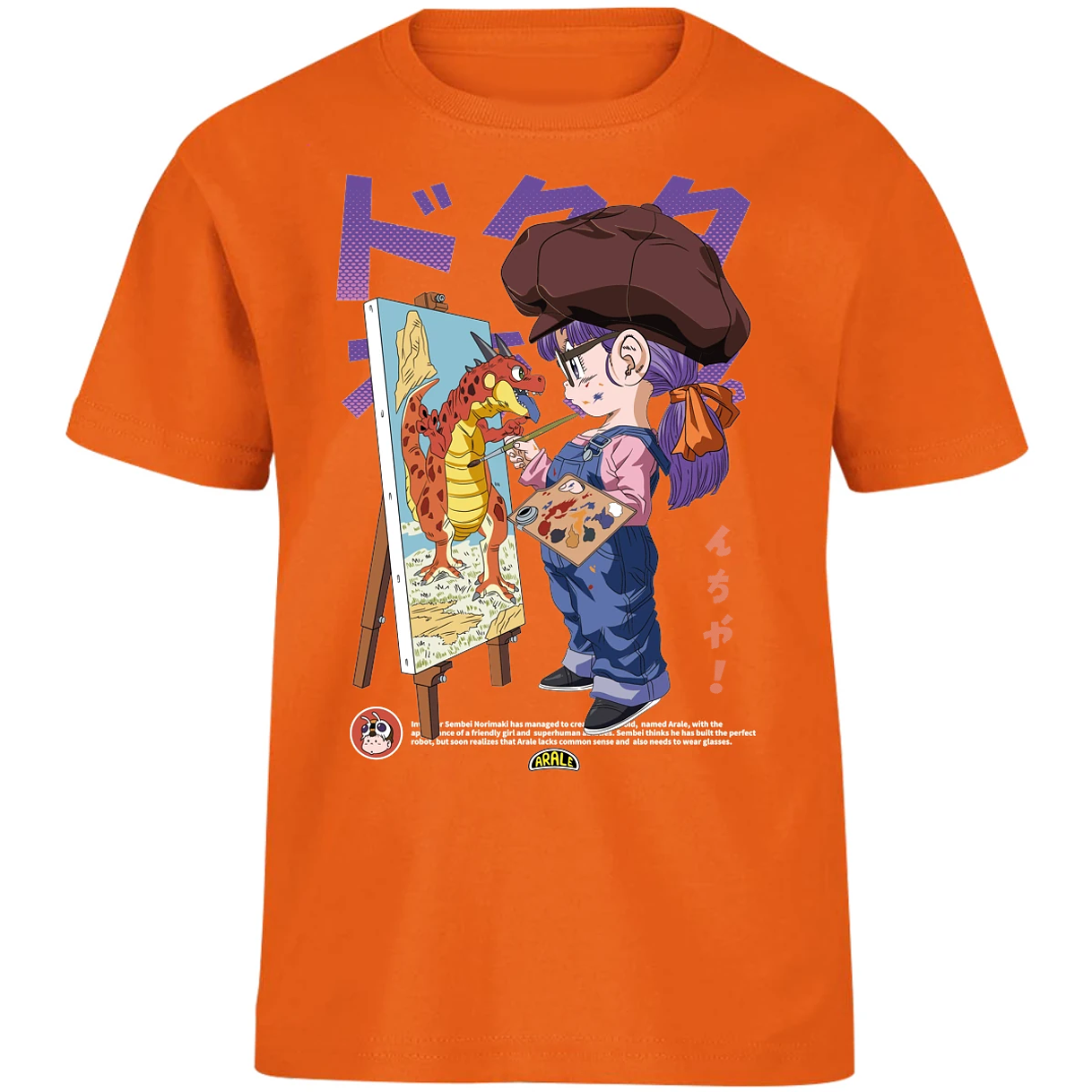Playera Arale Arale Anime para Niño 7