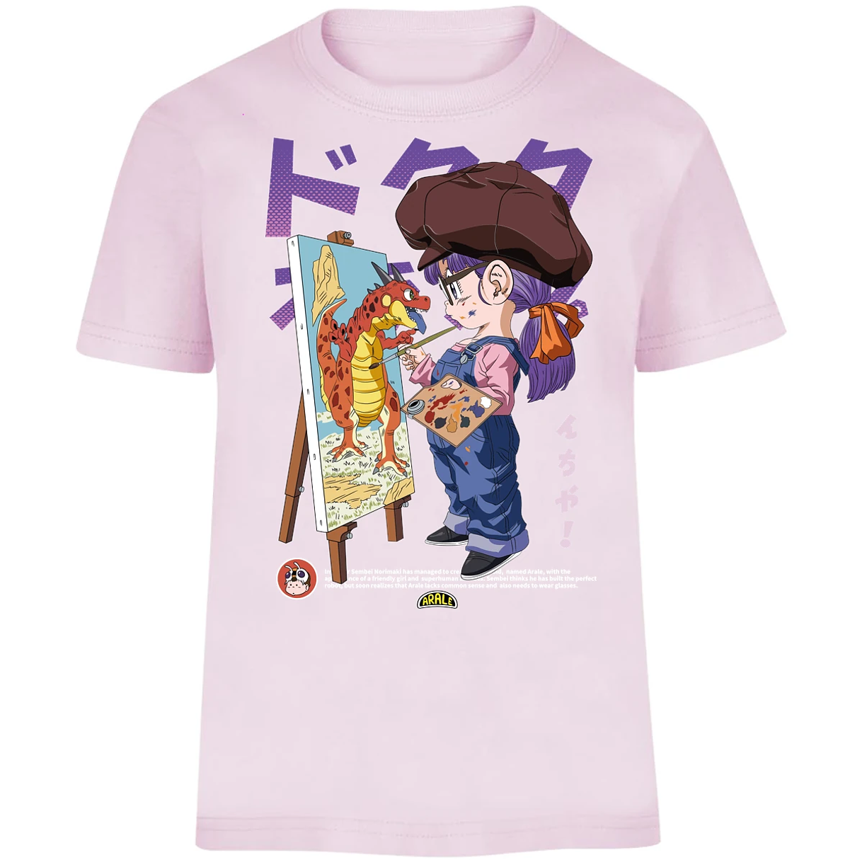 Playera Arale Arale Anime para Niño 8