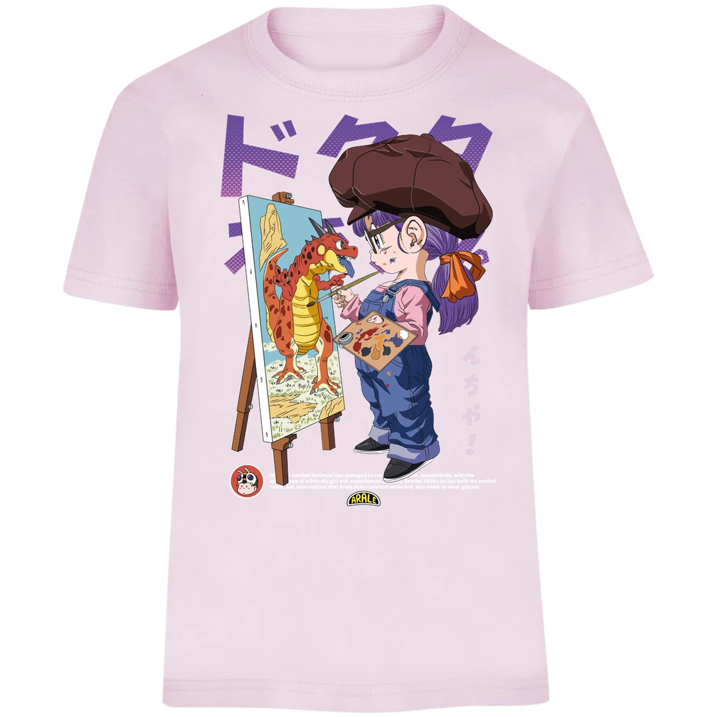 Playera Arale Arale Anime para Niño 8