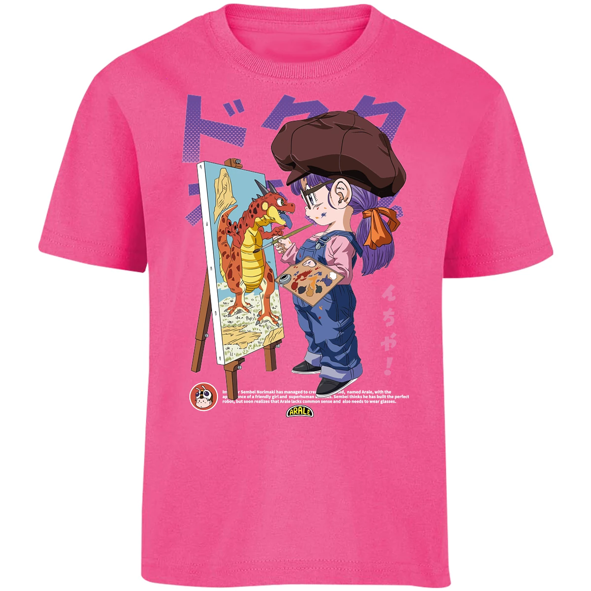 Playera Arale Arale Anime para Niño 10