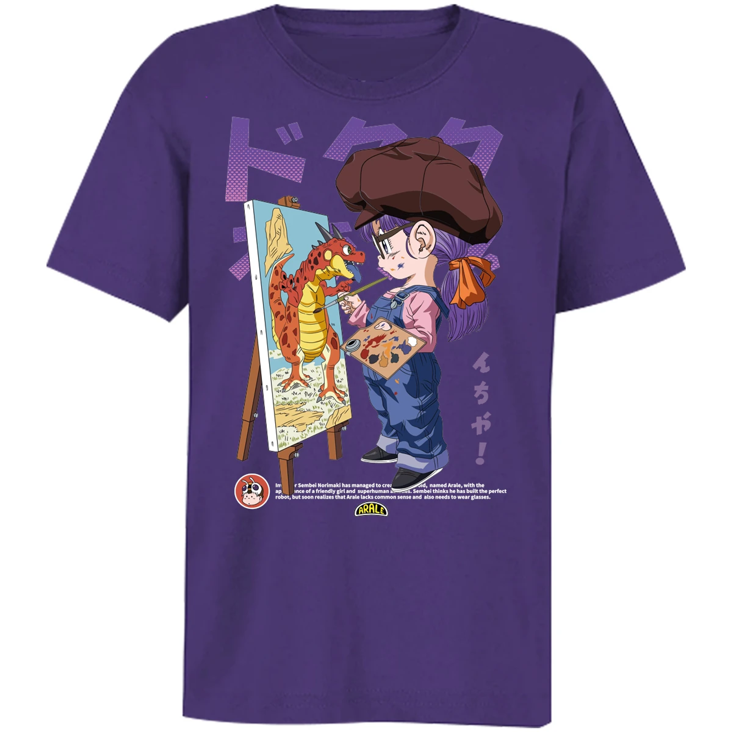 Playera Arale Arale Anime para Niño 11