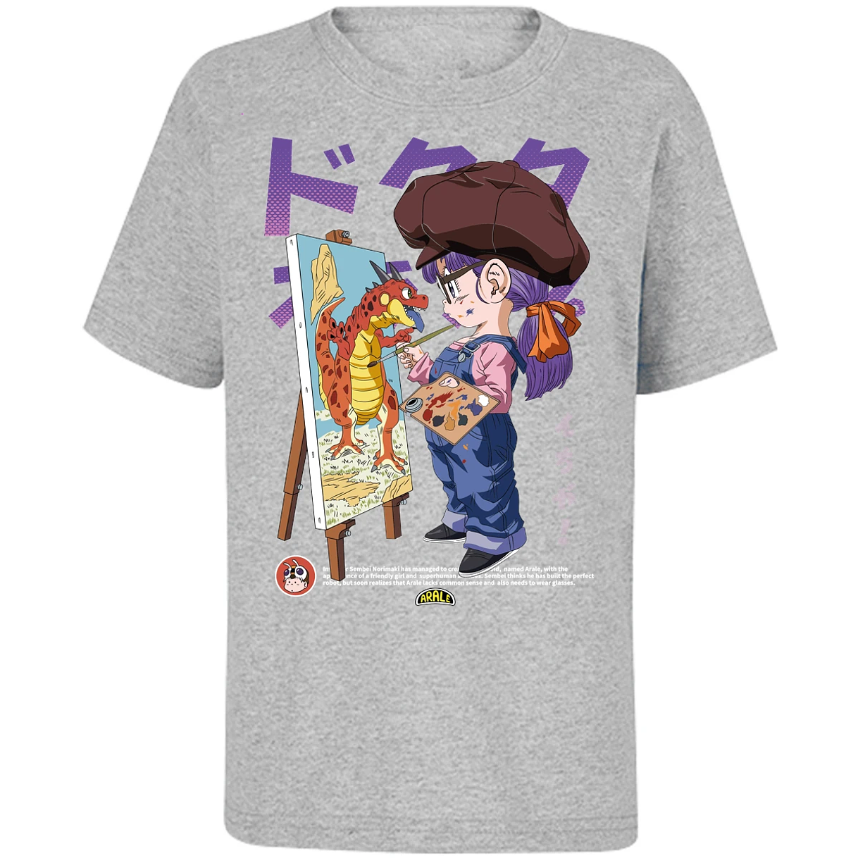 Playera Arale Arale Anime para Niño 16