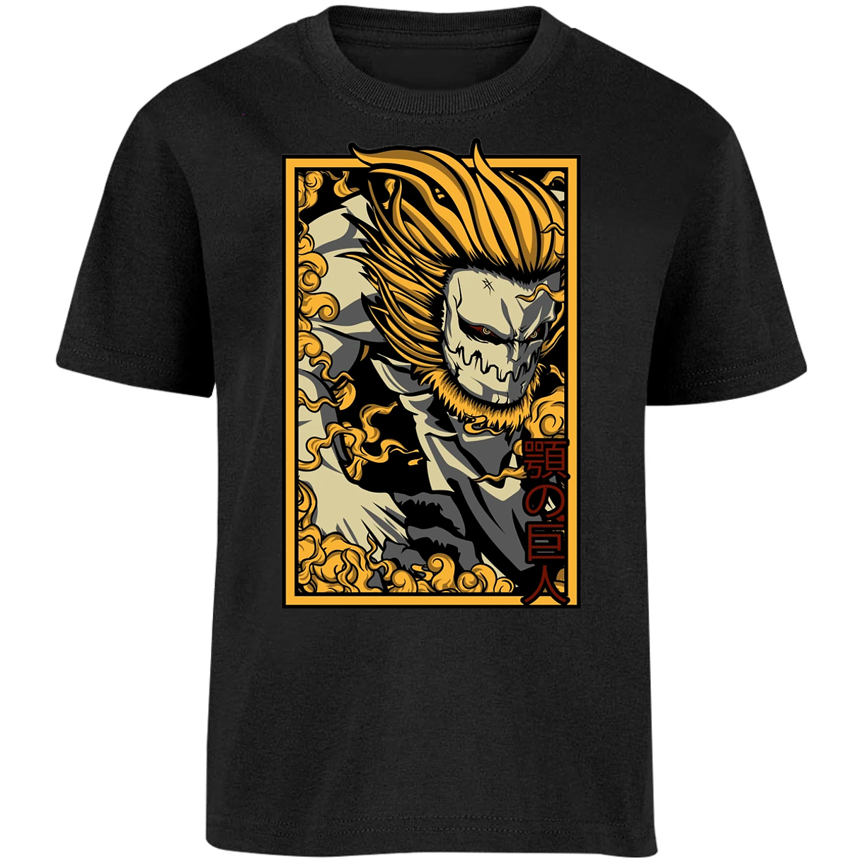 Playera Attack On Titan Titan Mandibula para Niño 15