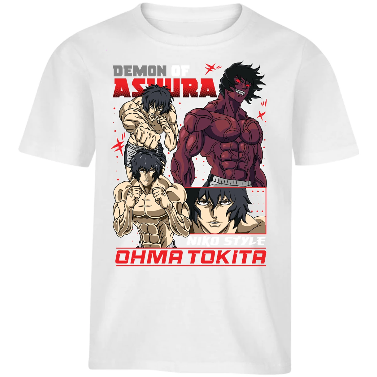 Playera Baki Ohma Tokita para Niño 15