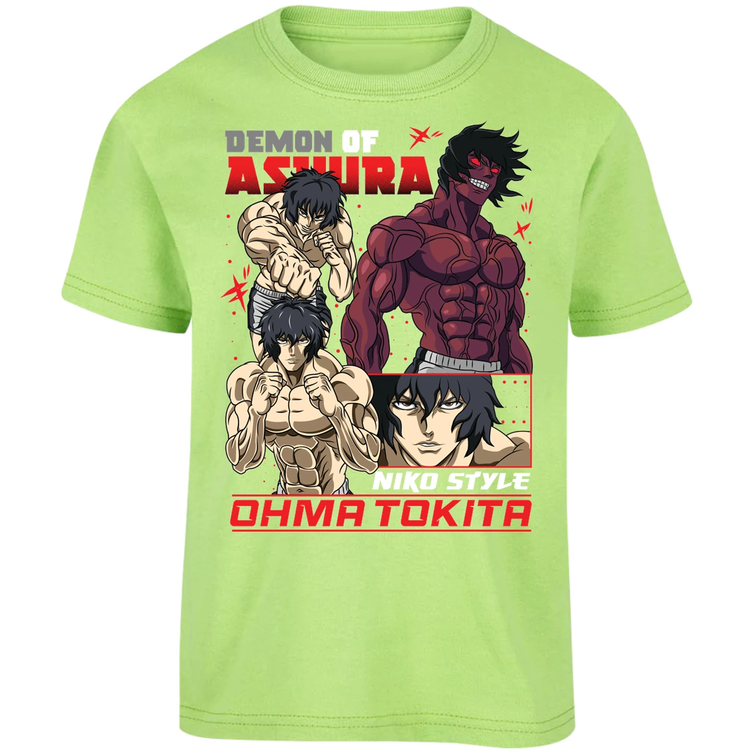 Playera Baki Ohma Tokita para Niño 8