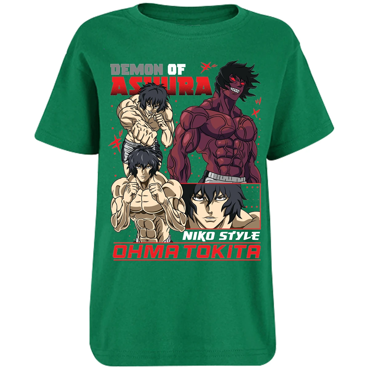 Playera Baki Ohma Tokita para Niño 13