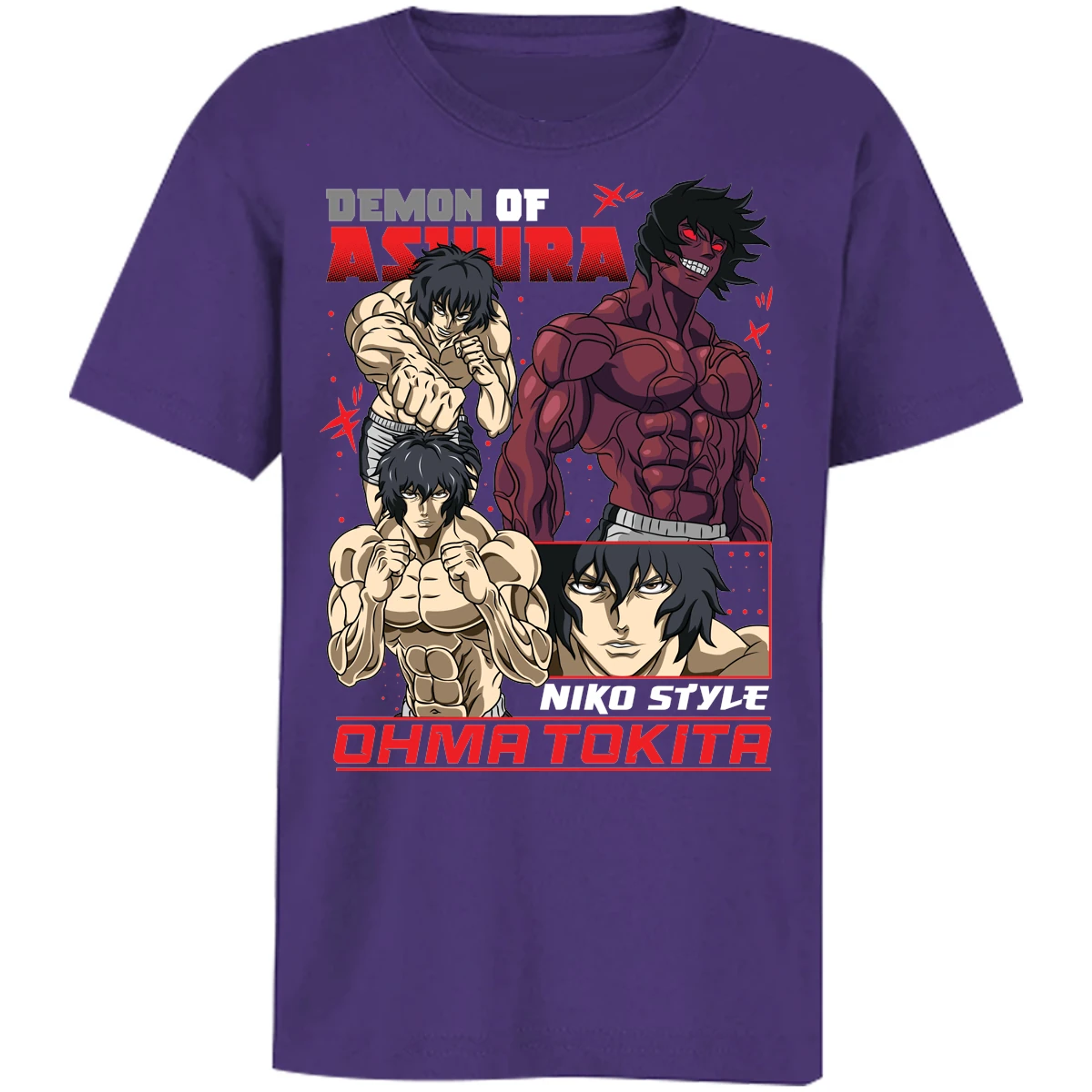 Playera Baki Ohma Tokita para Niño 16