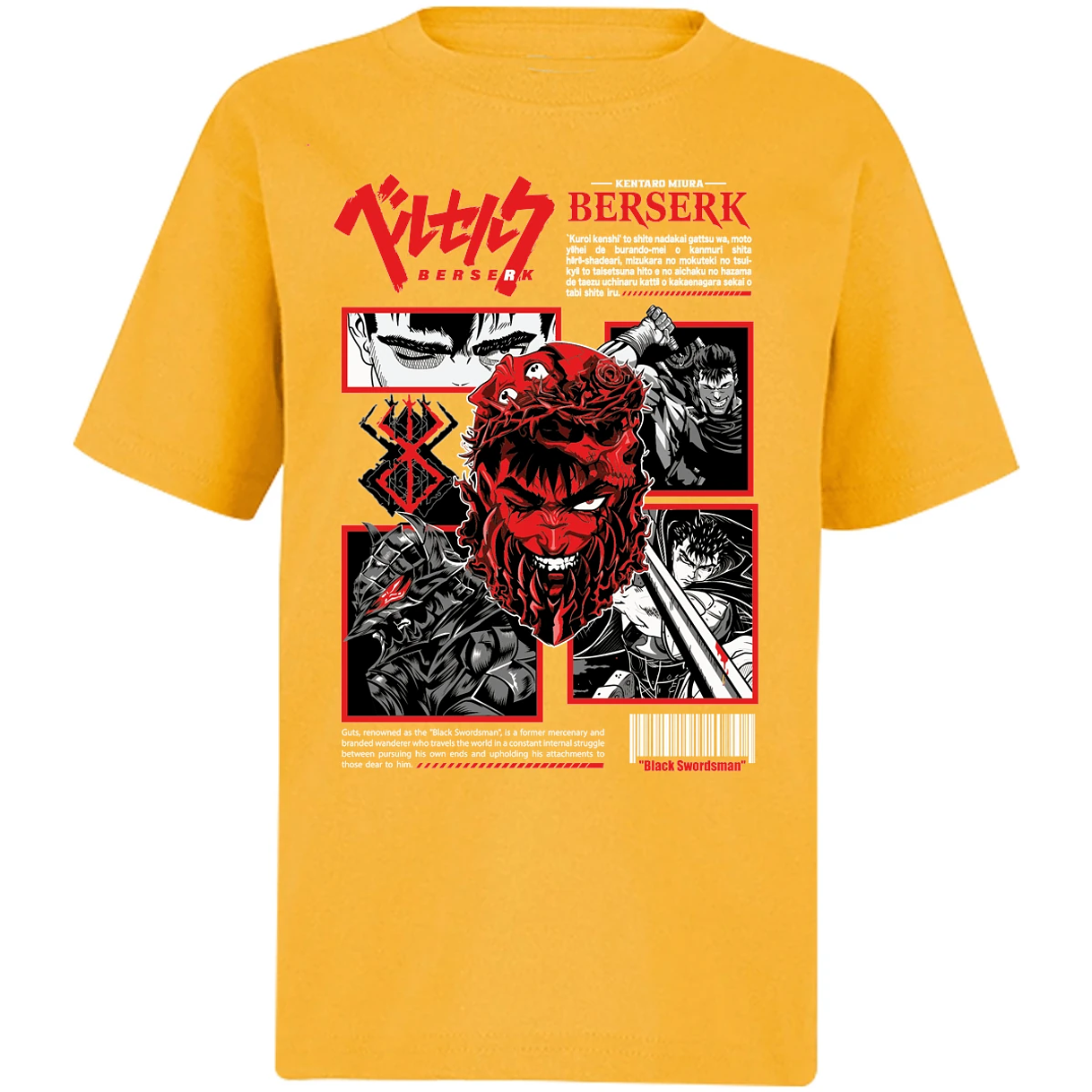 Playera Berserk Berserk Anime para Niño 6