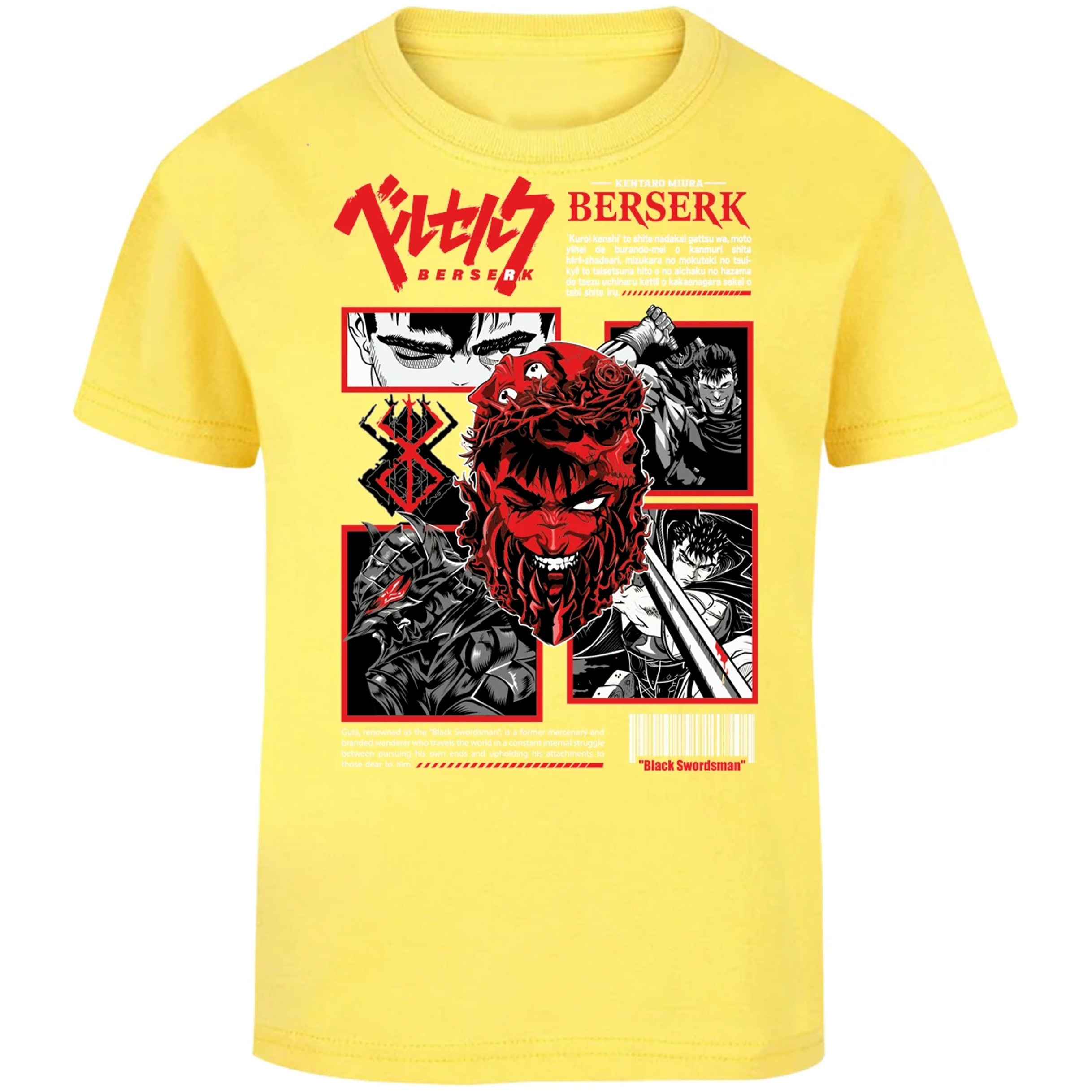 Playera Berserk Berserk Anime para Niño 16