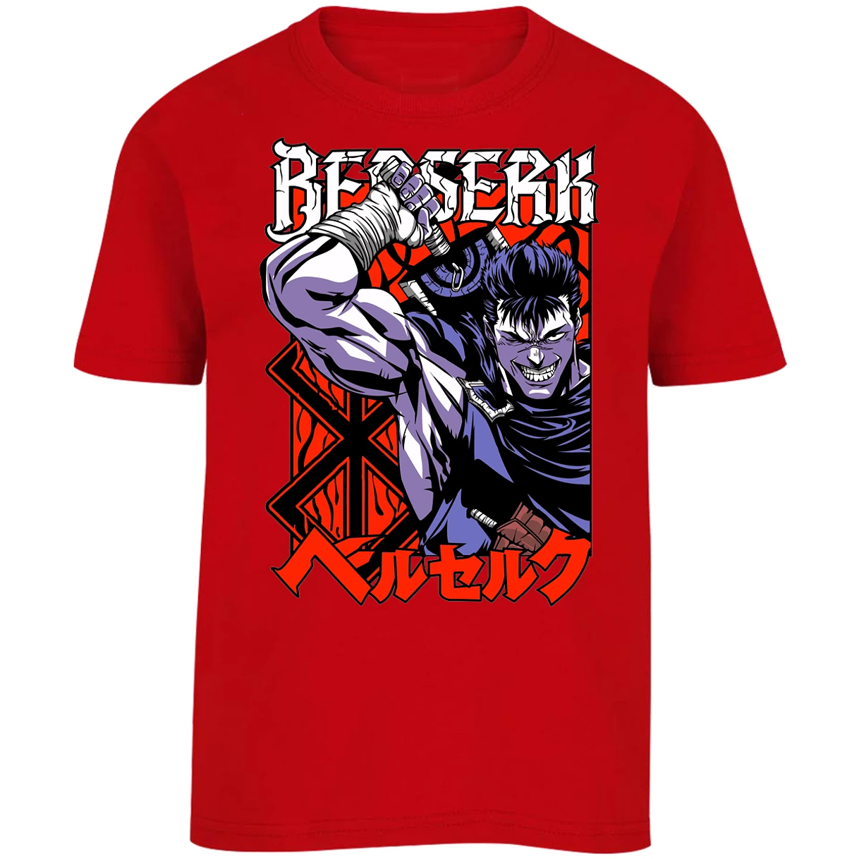 Playera Berserk Guts para Niño 10