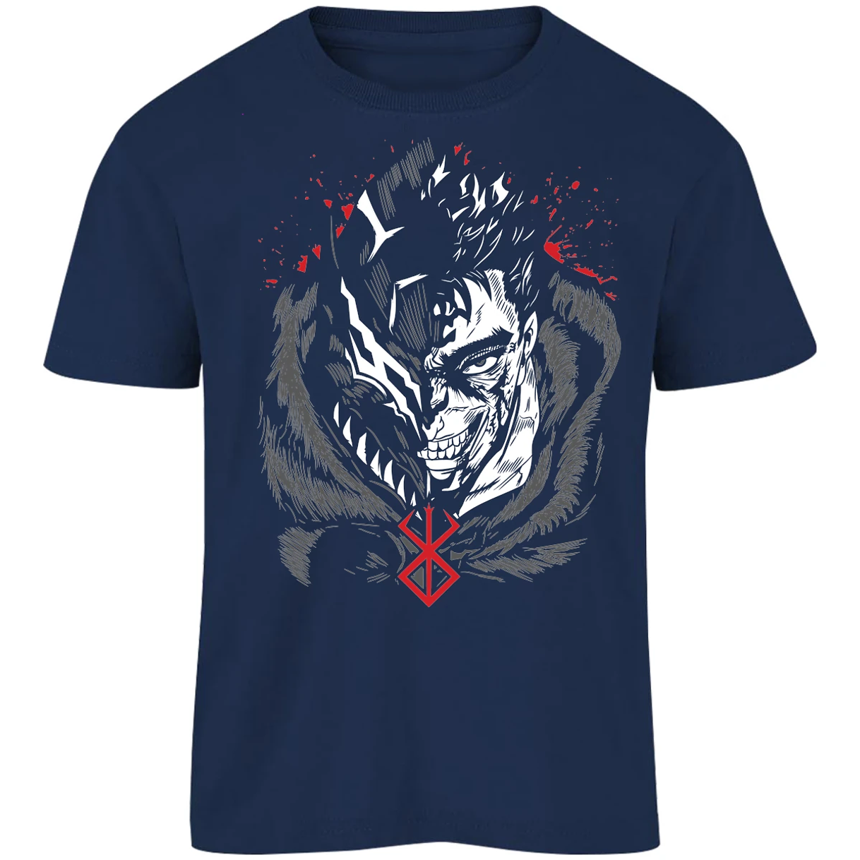 Playera Berserk Guts Berserk 3 Colores para Niño 7