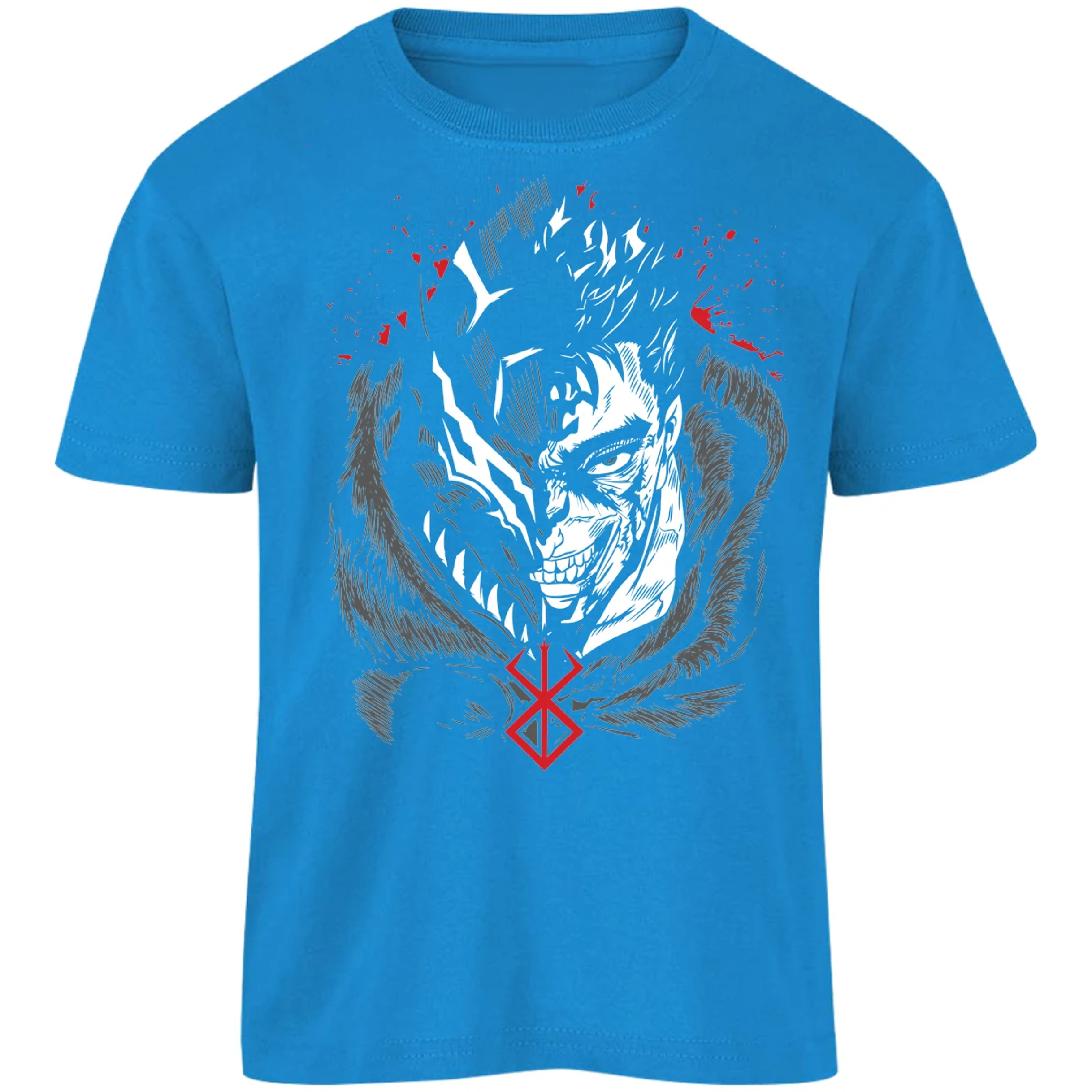 Playera Berserk Guts Berserk 3 Colores para Niño 17