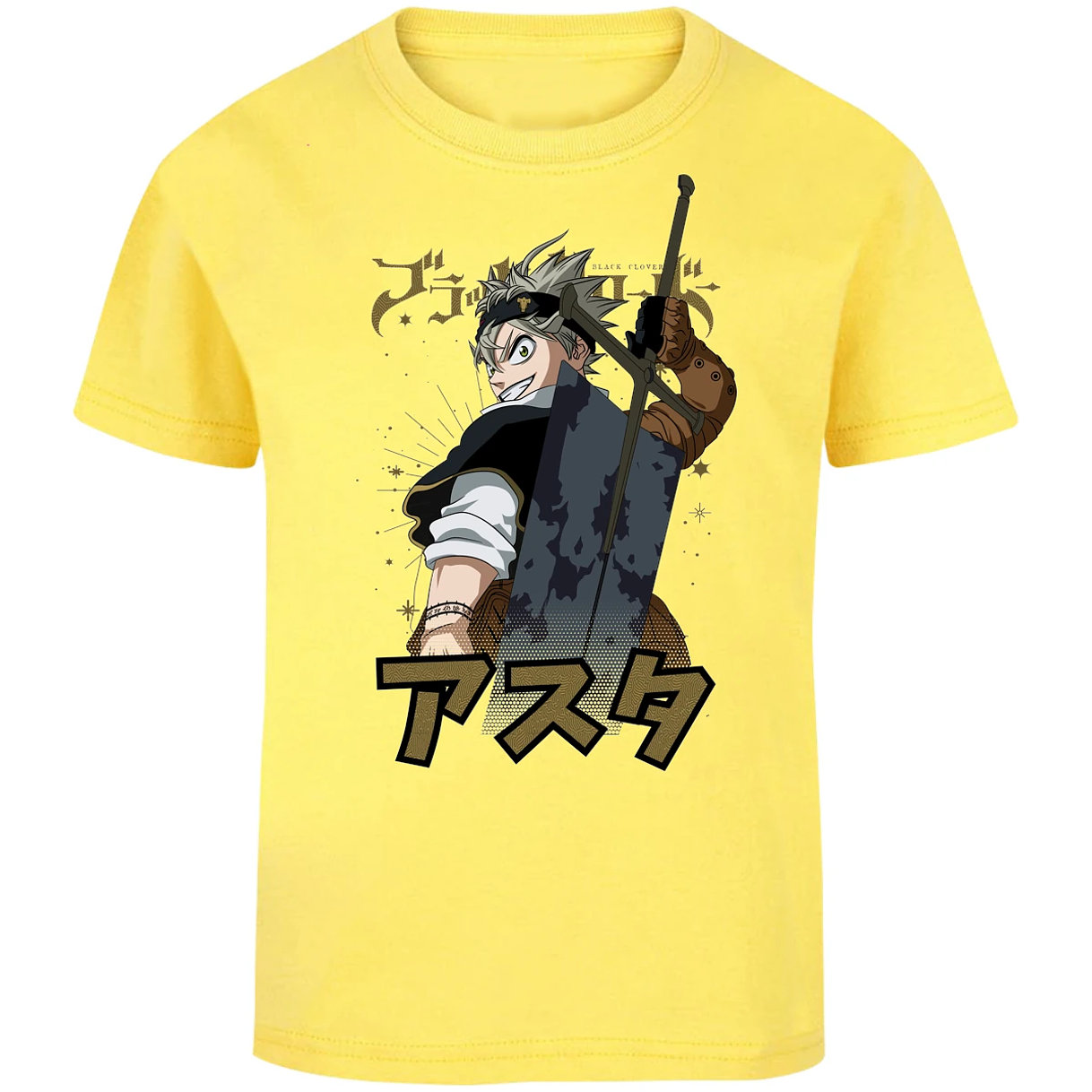 Playera Black Clover Asta Black Clover para Niño 9