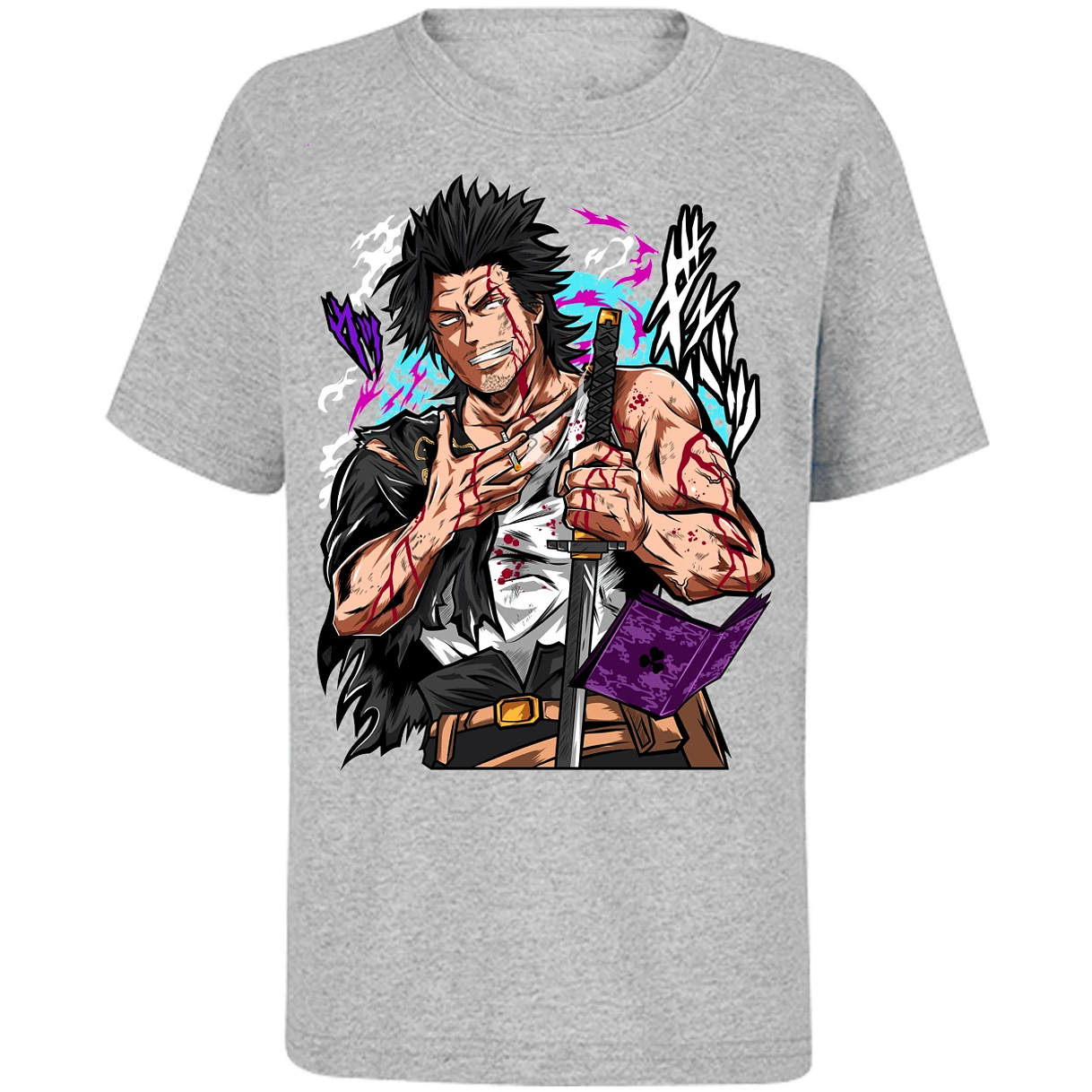 Playera Black Clover Yami Sukehiro para Niño 11