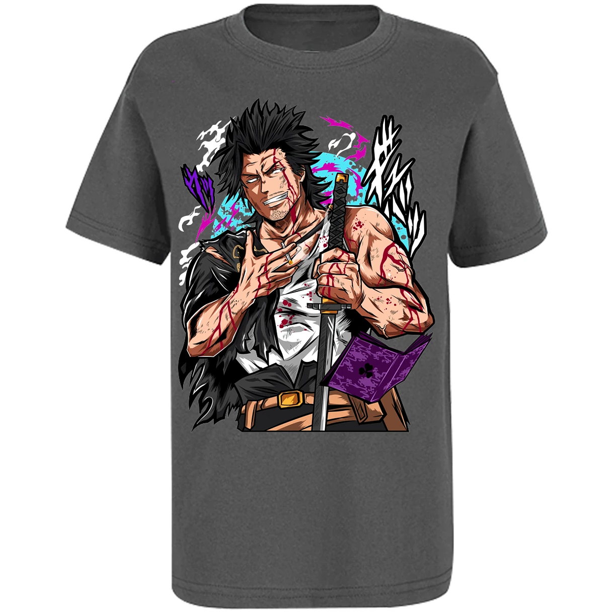 Playera Black Clover Yami Sukehiro para Niño 17