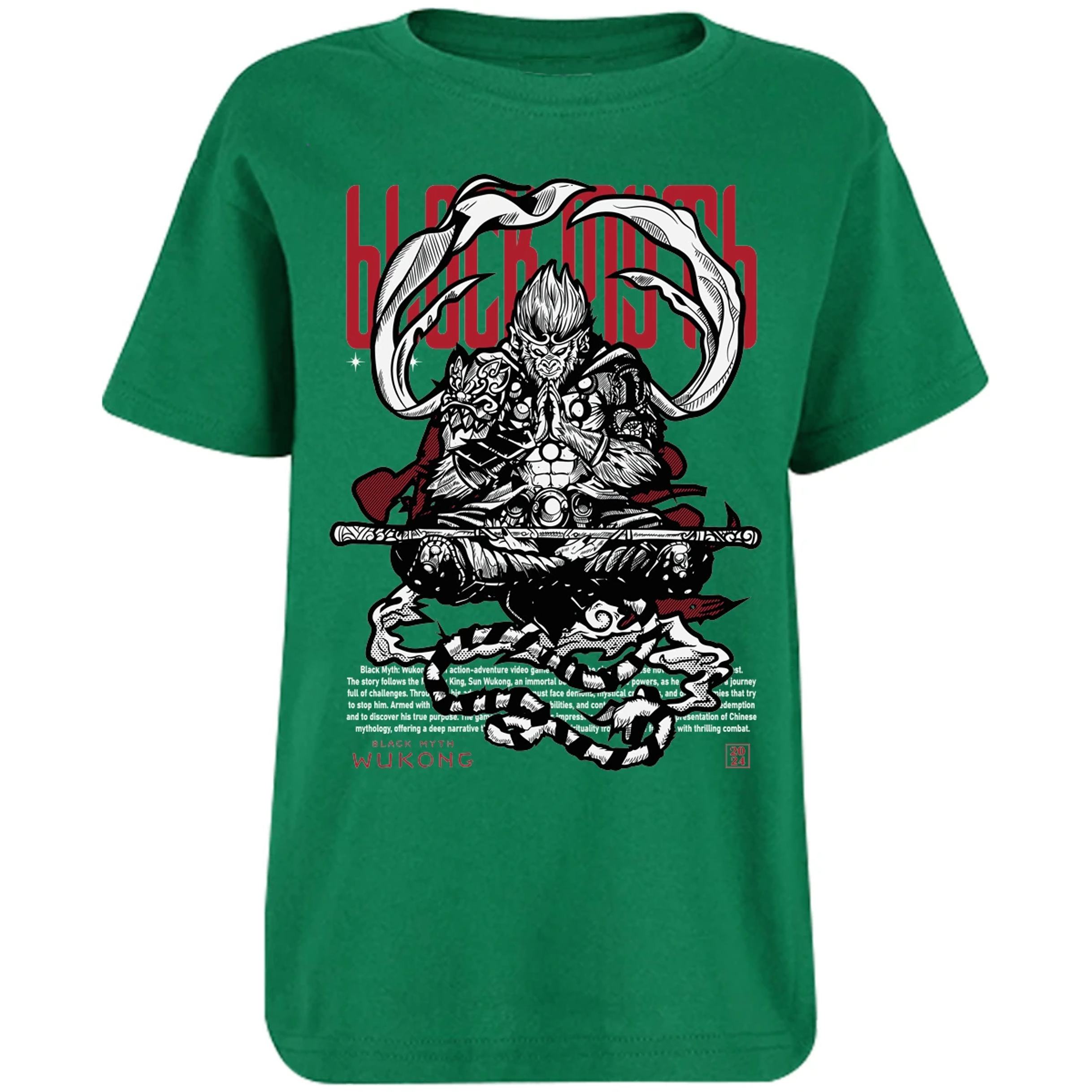 Playera Black Myth Wokong Black Myth Wokong para Niño 12