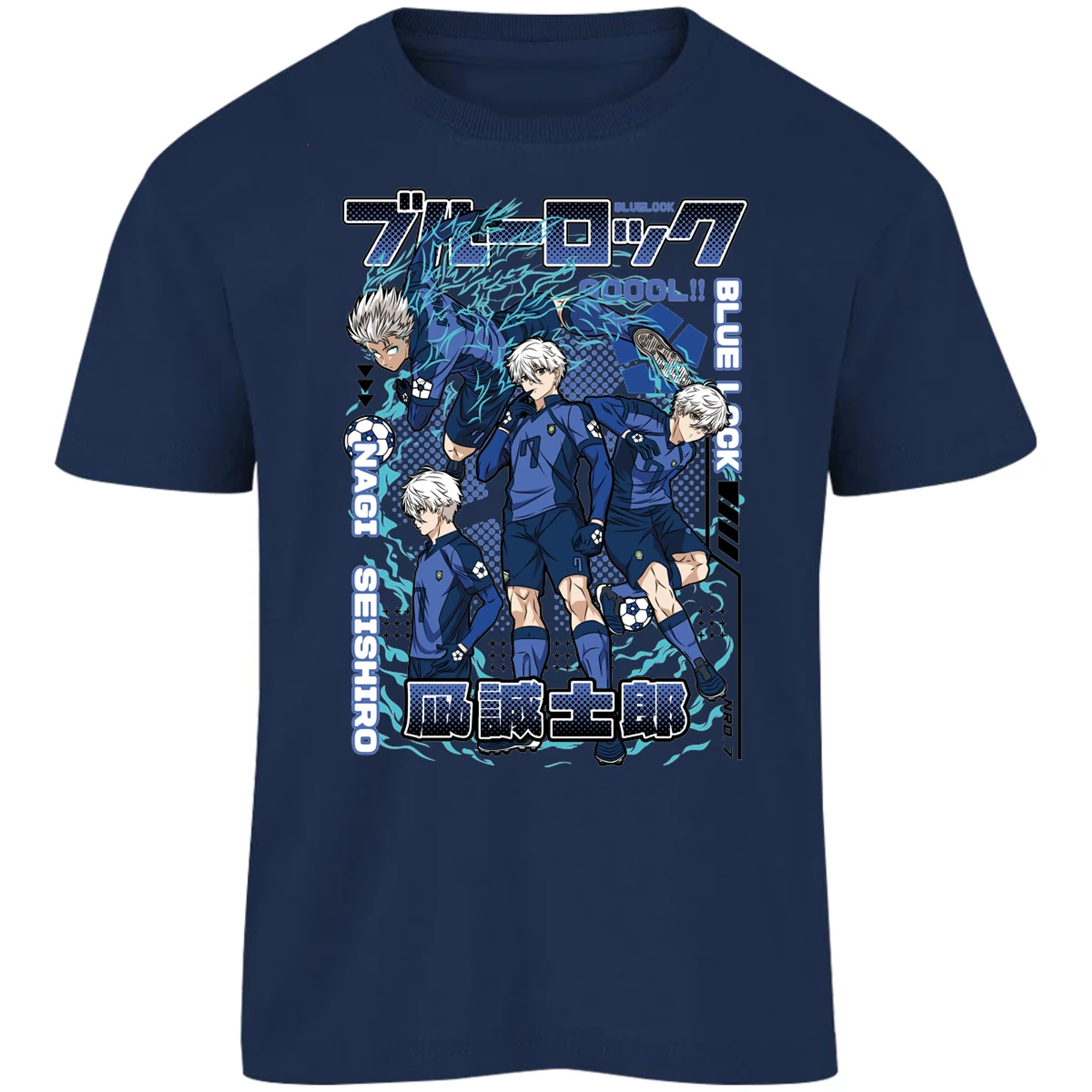 Playera Blue Lock Nagi Blue Lock para Niño 2