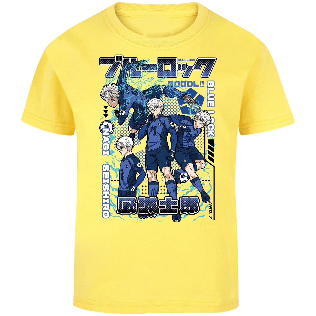 Playera Blue Lock Nagi Blue Lock para Niño 3