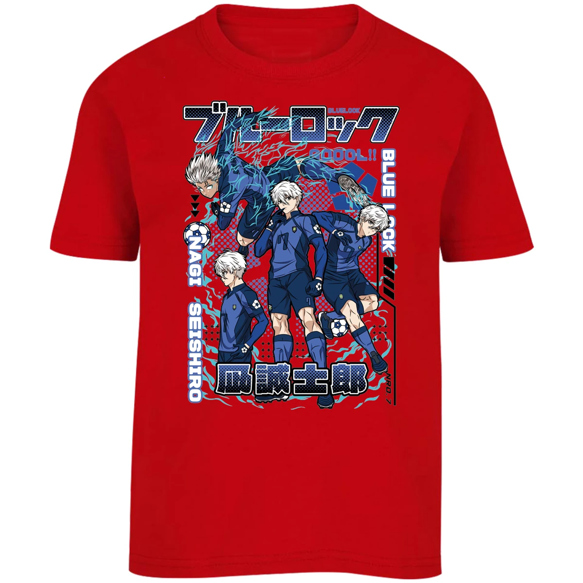 Playera Blue Lock Nagi Blue Lock para Niño 6