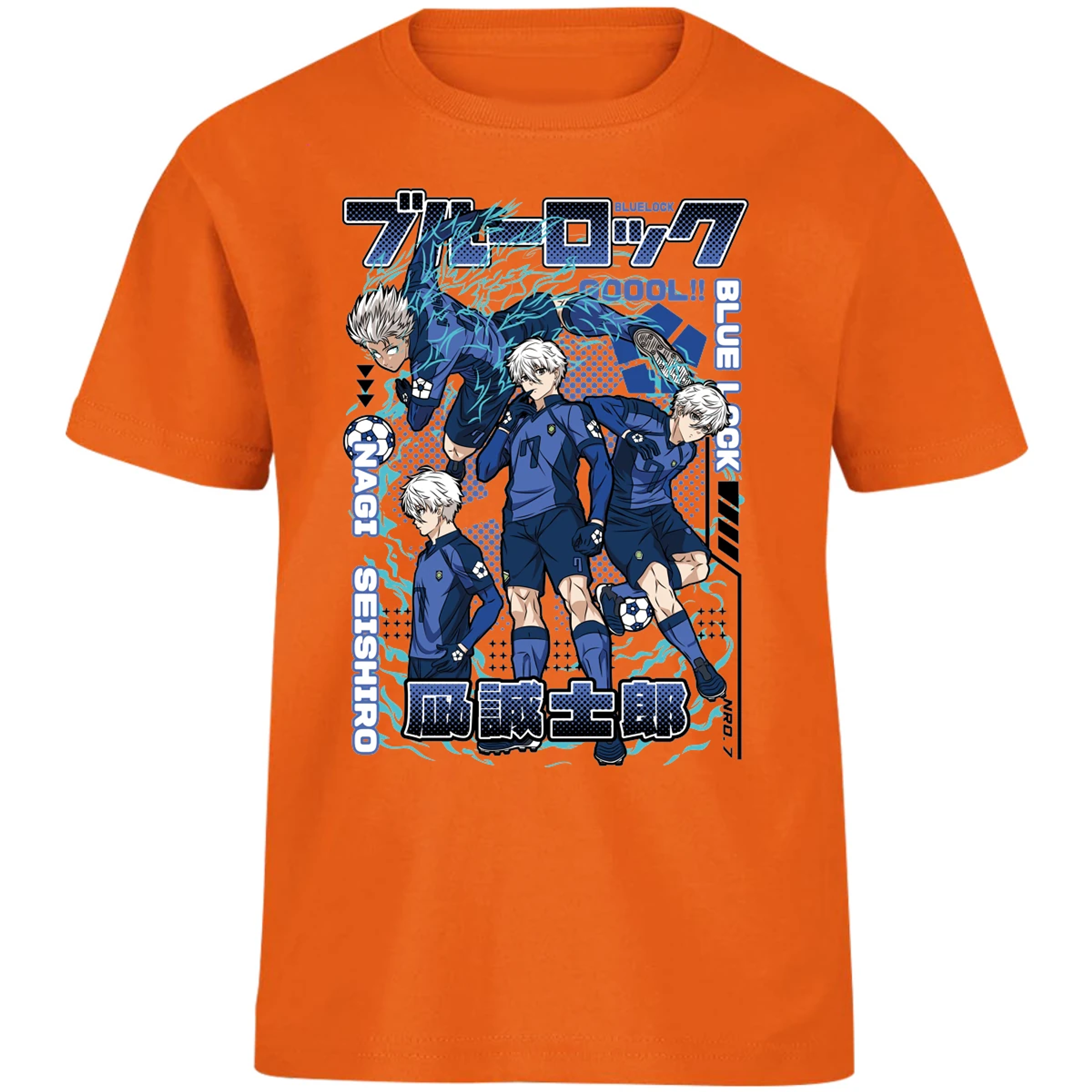 Playera Blue Lock Nagi Blue Lock para Niño 8