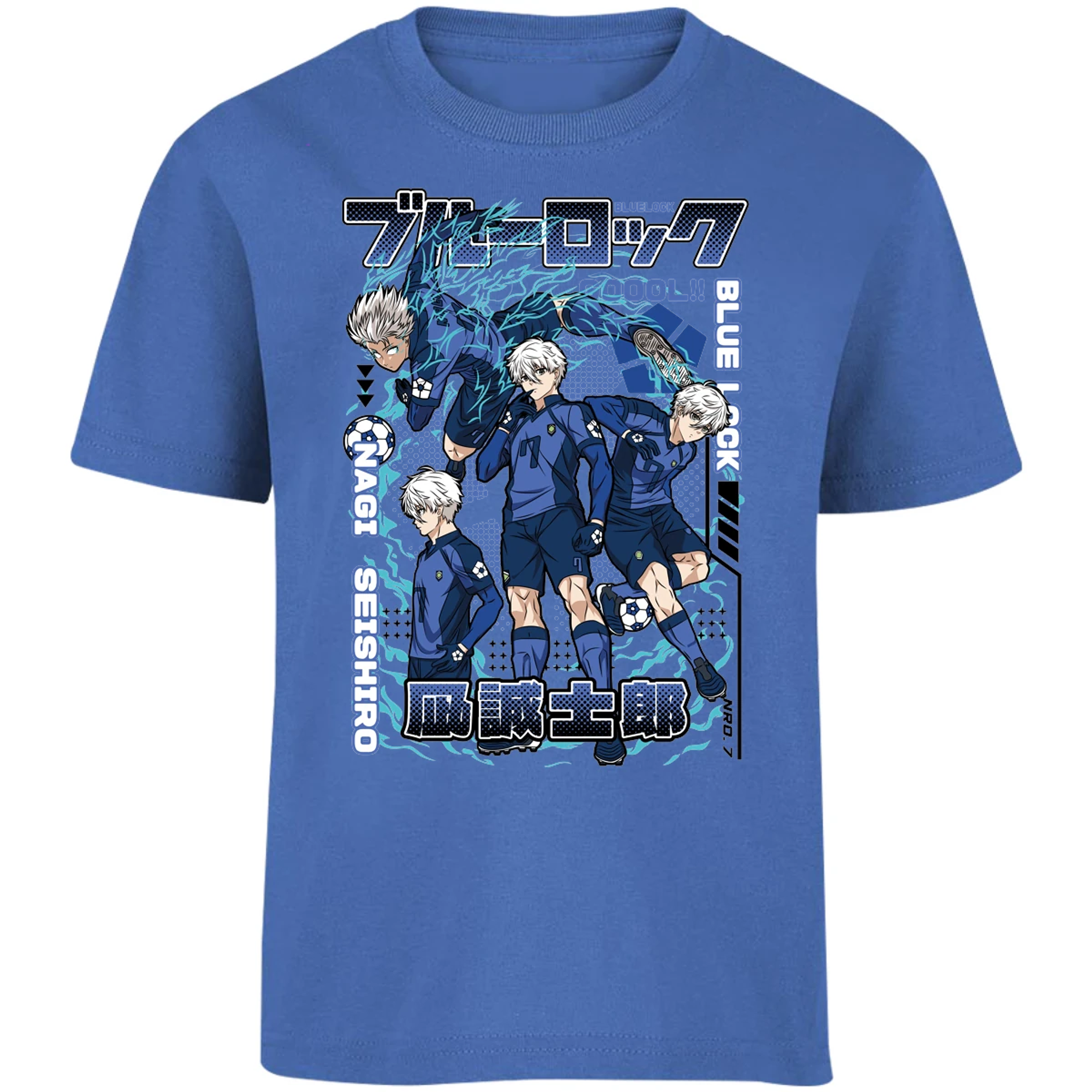 Playera Blue Lock Nagi Blue Lock para Niño 9