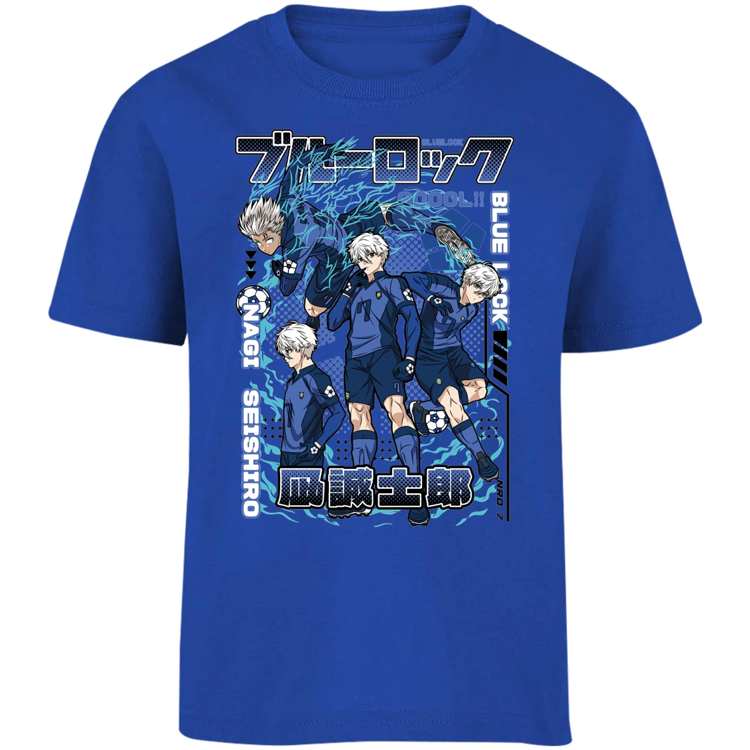 Playera Blue Lock Nagi Blue Lock para Niño 11