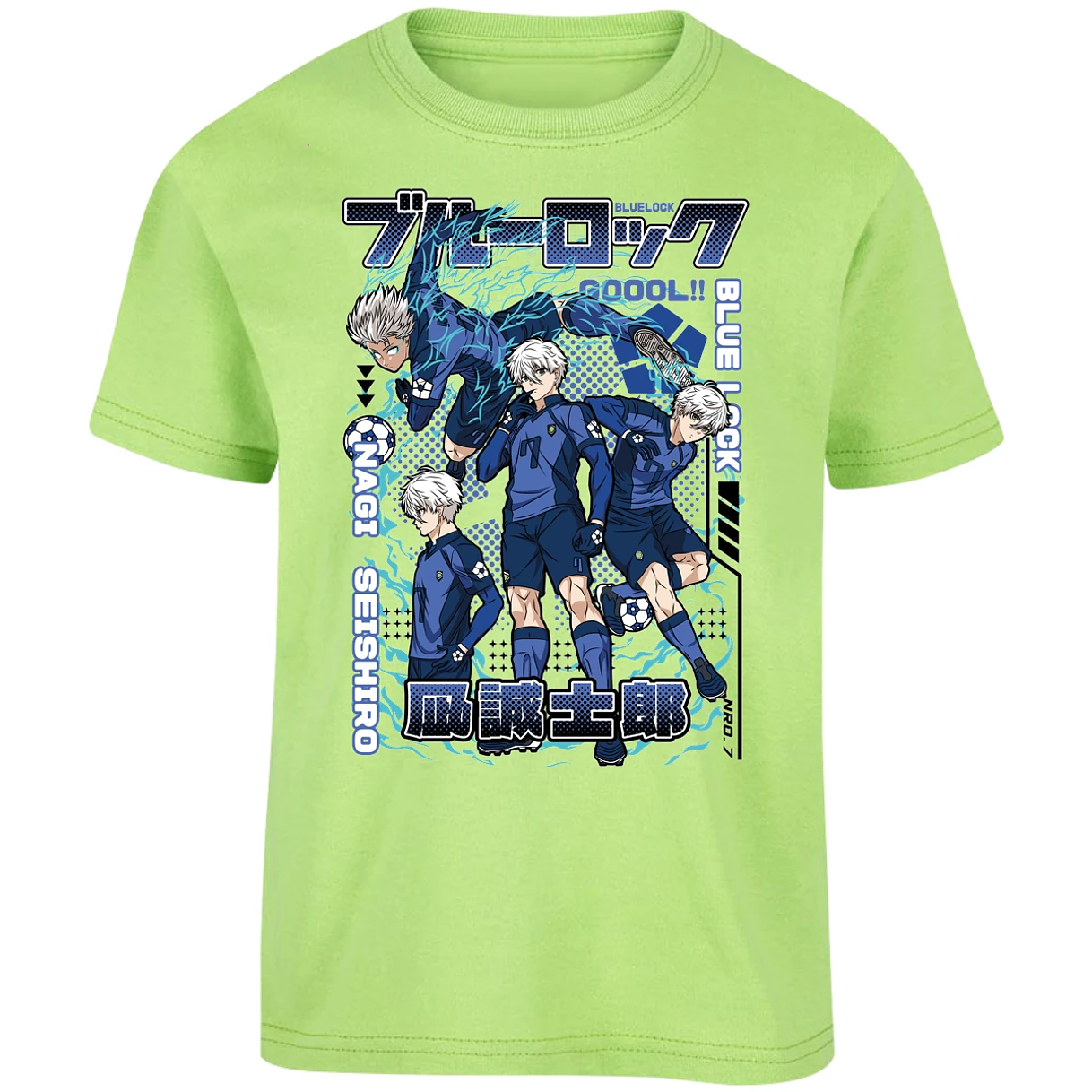 Playera Blue Lock Nagi Blue Lock para Niño 12