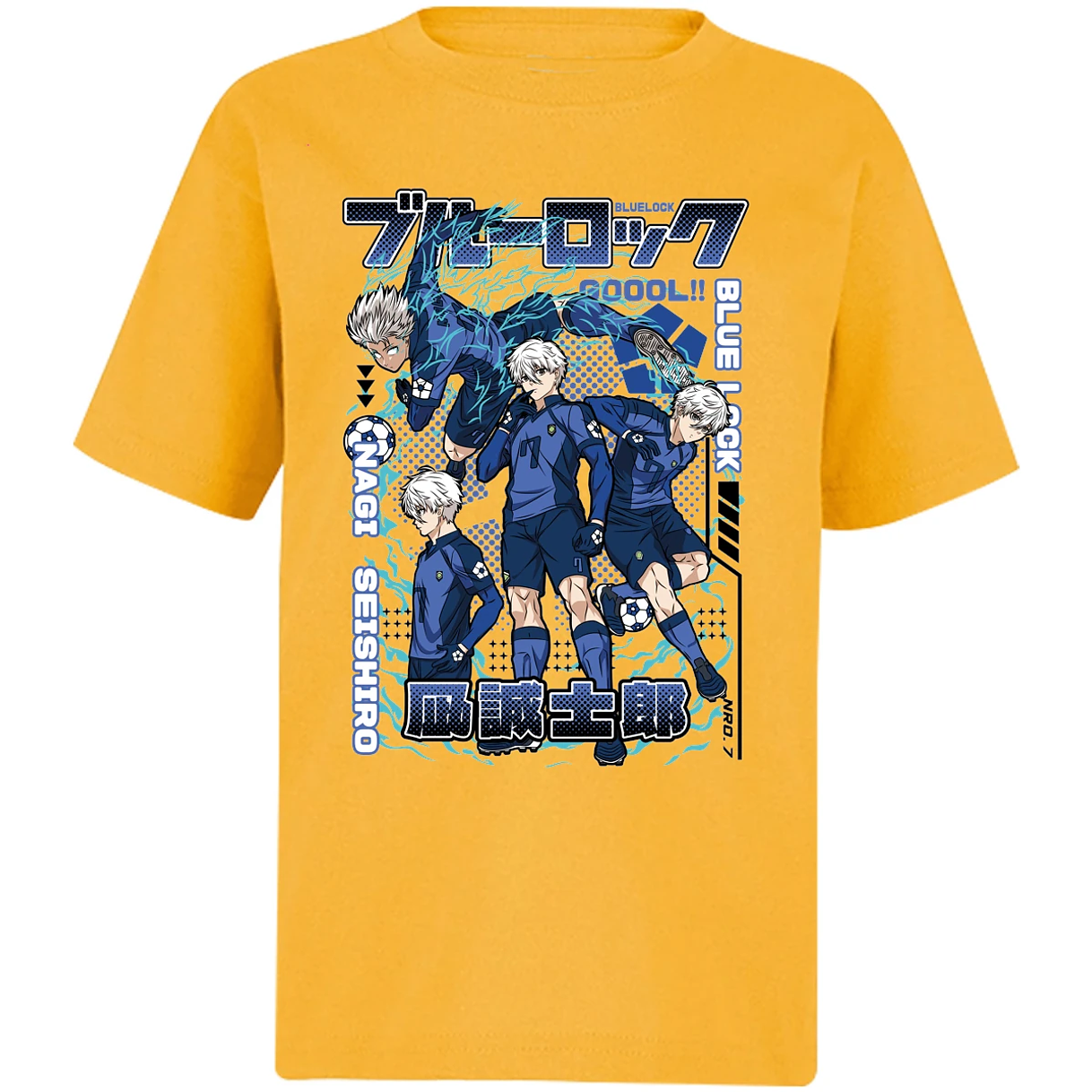 Playera Blue Lock Nagi Blue Lock para Niño 13