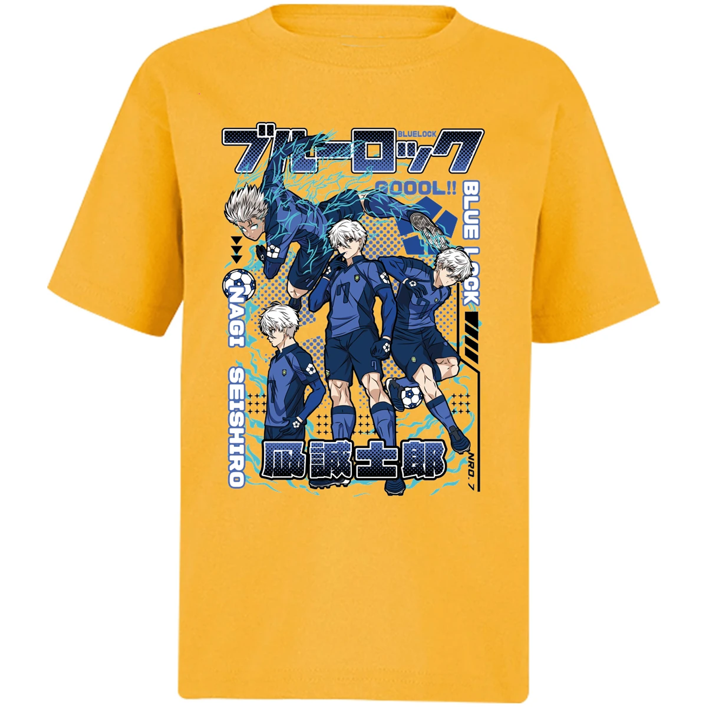 Playera Blue Lock Nagi Blue Lock para Niño 13