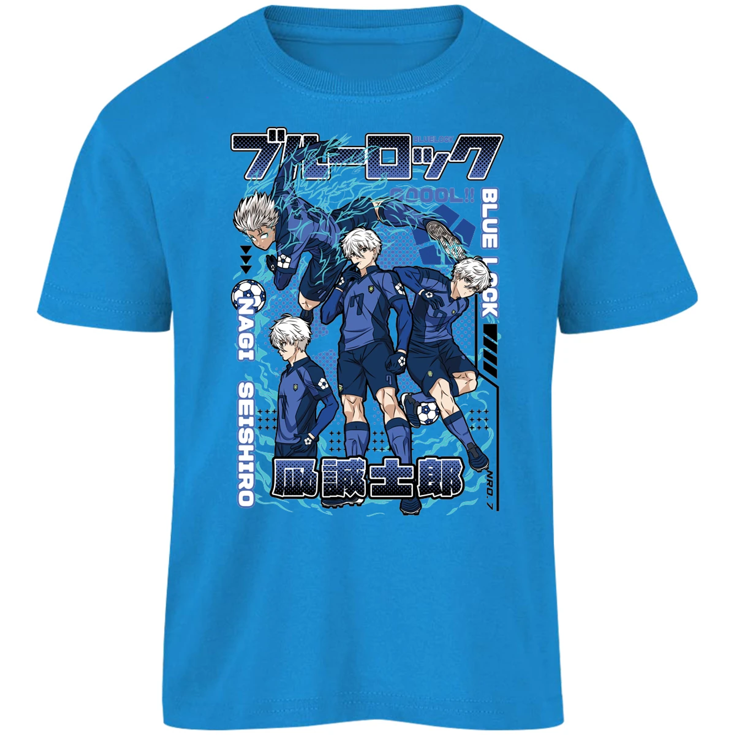 Playera Blue Lock Nagi Blue Lock para Niño 14