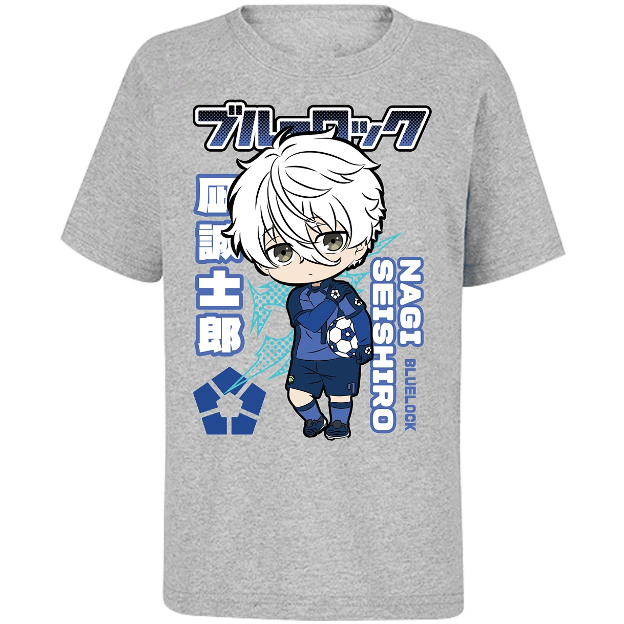 Playera Blue Lock Nagi Chibi Blue Lock para Niño 4