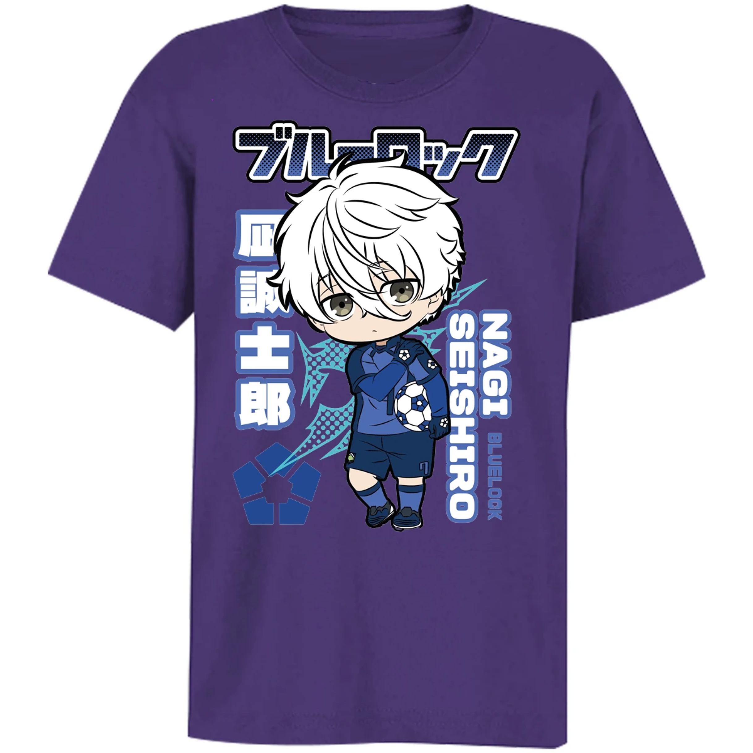 Playera Blue Lock Nagi Chibi Blue Lock para Niño 5