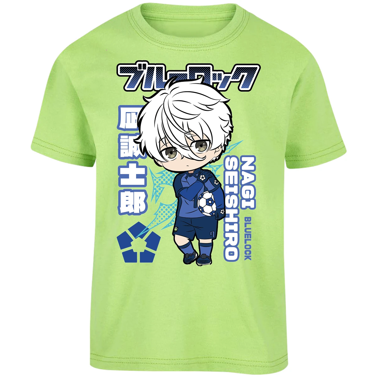 Playera Blue Lock Nagi Chibi Blue Lock para Niño 7
