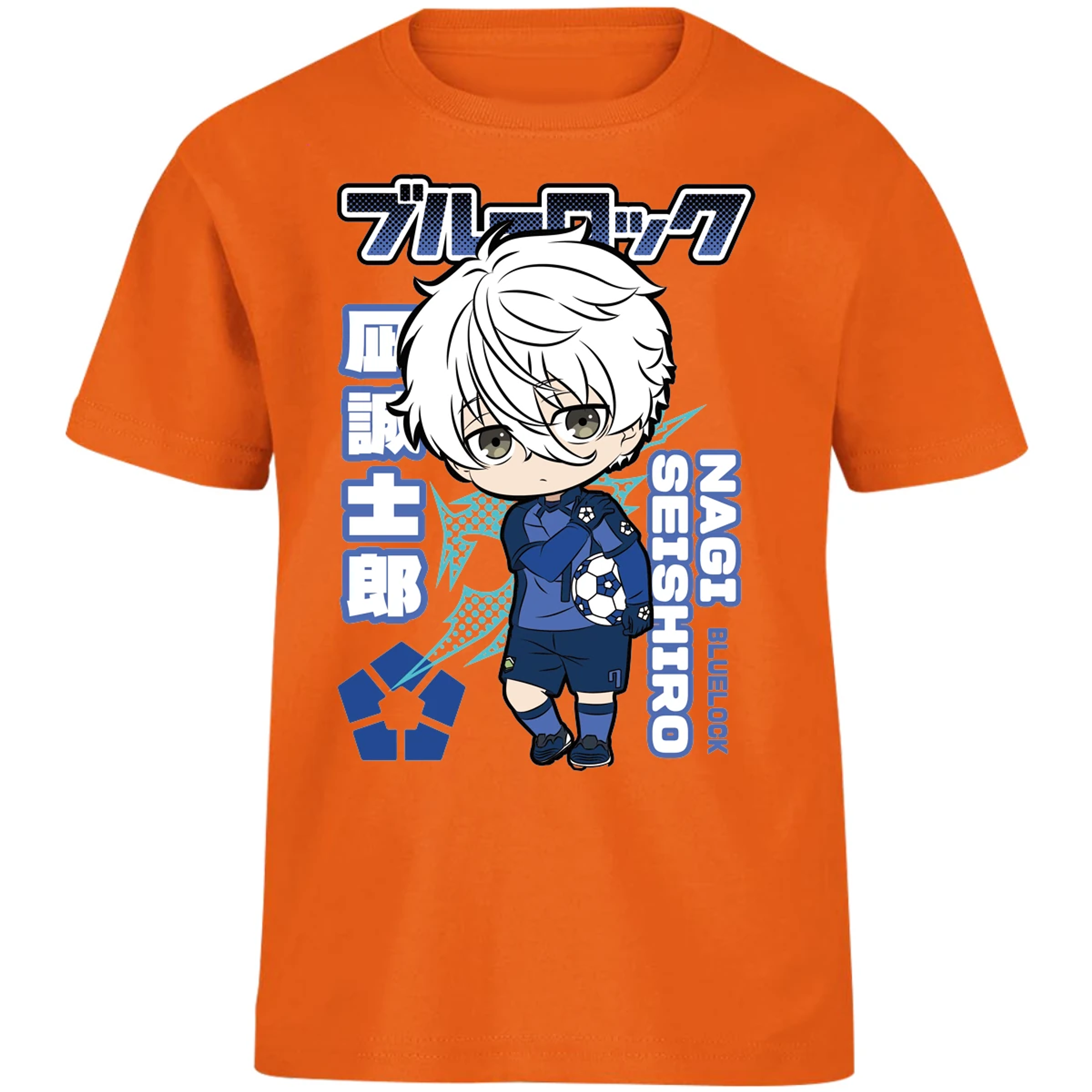 Playera Blue Lock Nagi Chibi Blue Lock para Niño 8