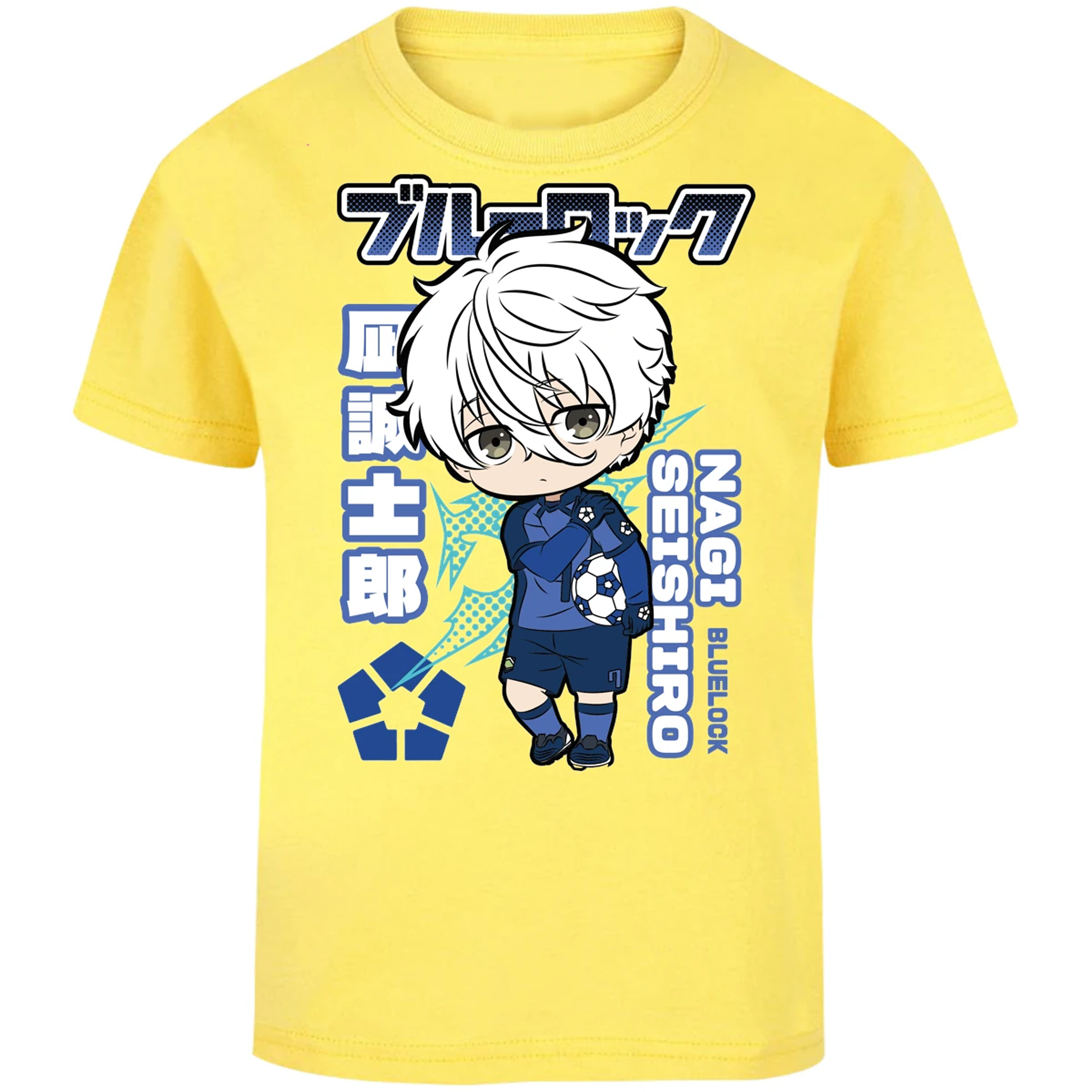 Playera Blue Lock Nagi Chibi Blue Lock para Niño 12