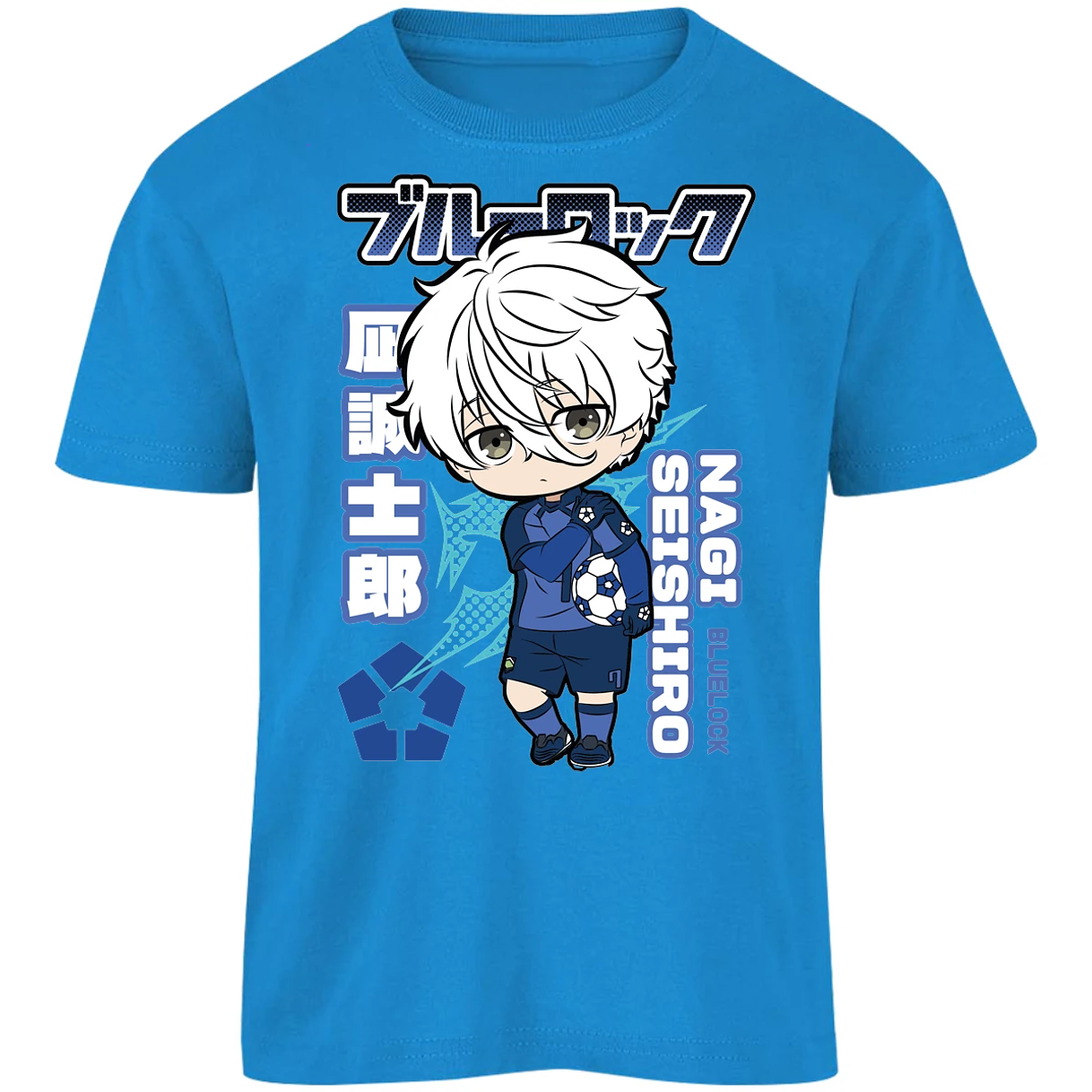 Playera Blue Lock Nagi Chibi Blue Lock para Niño 16