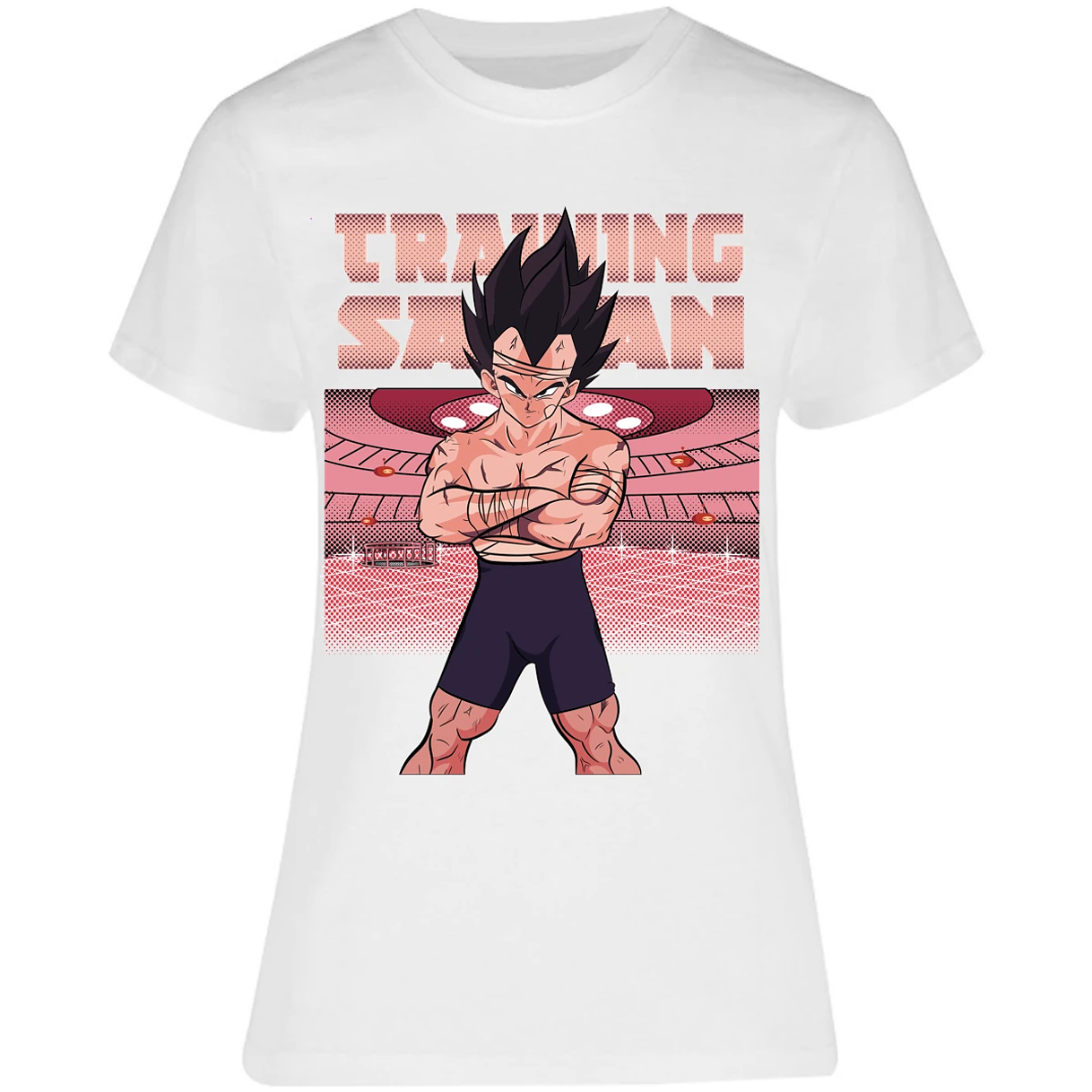 Blusa Dragon Ball Vegeta Training Blusa para Mujer 18